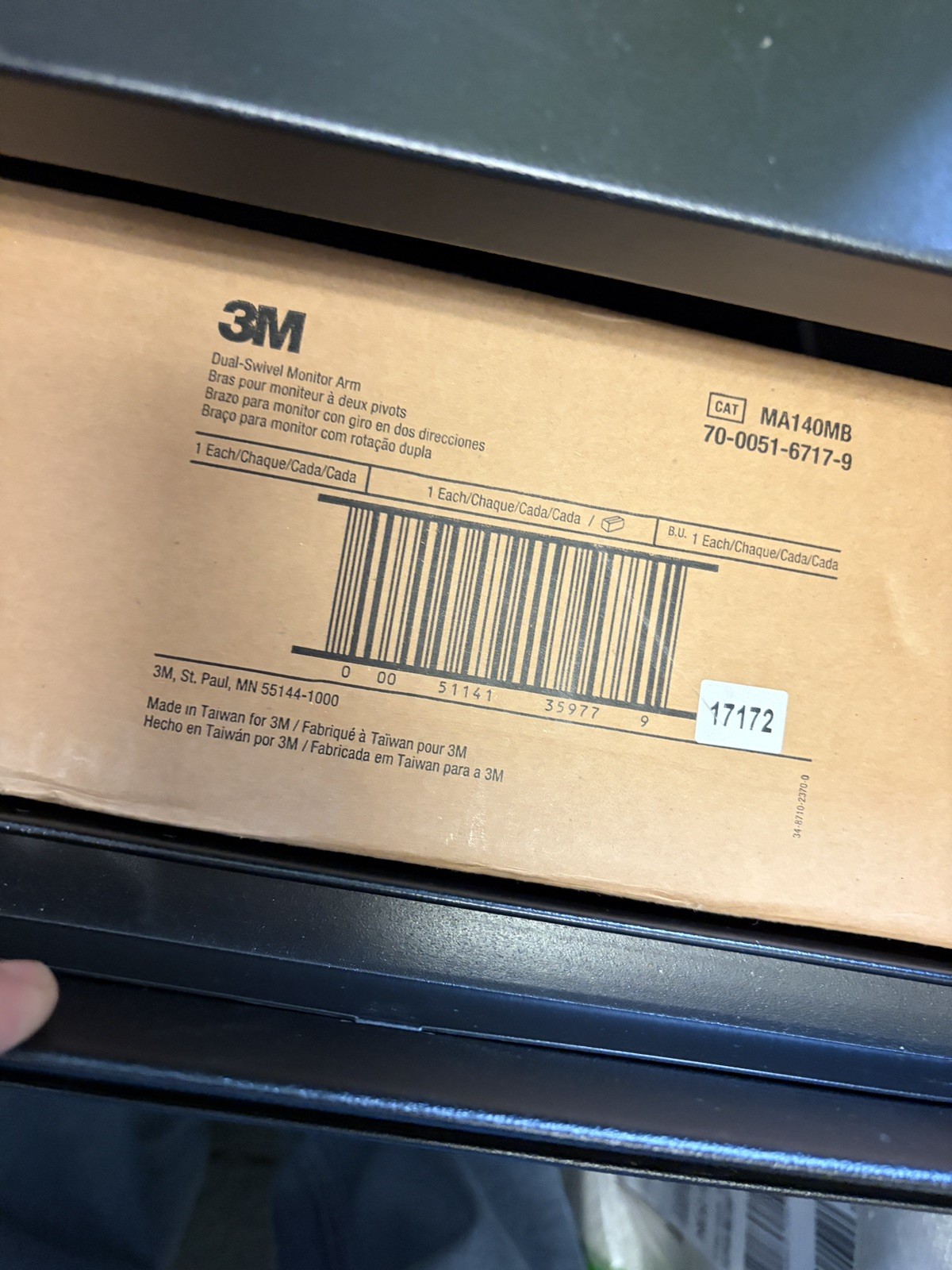 3M Dual swivel monitor Arm Ma140mb 3M Dual swivel monitor Arm Ma140mb