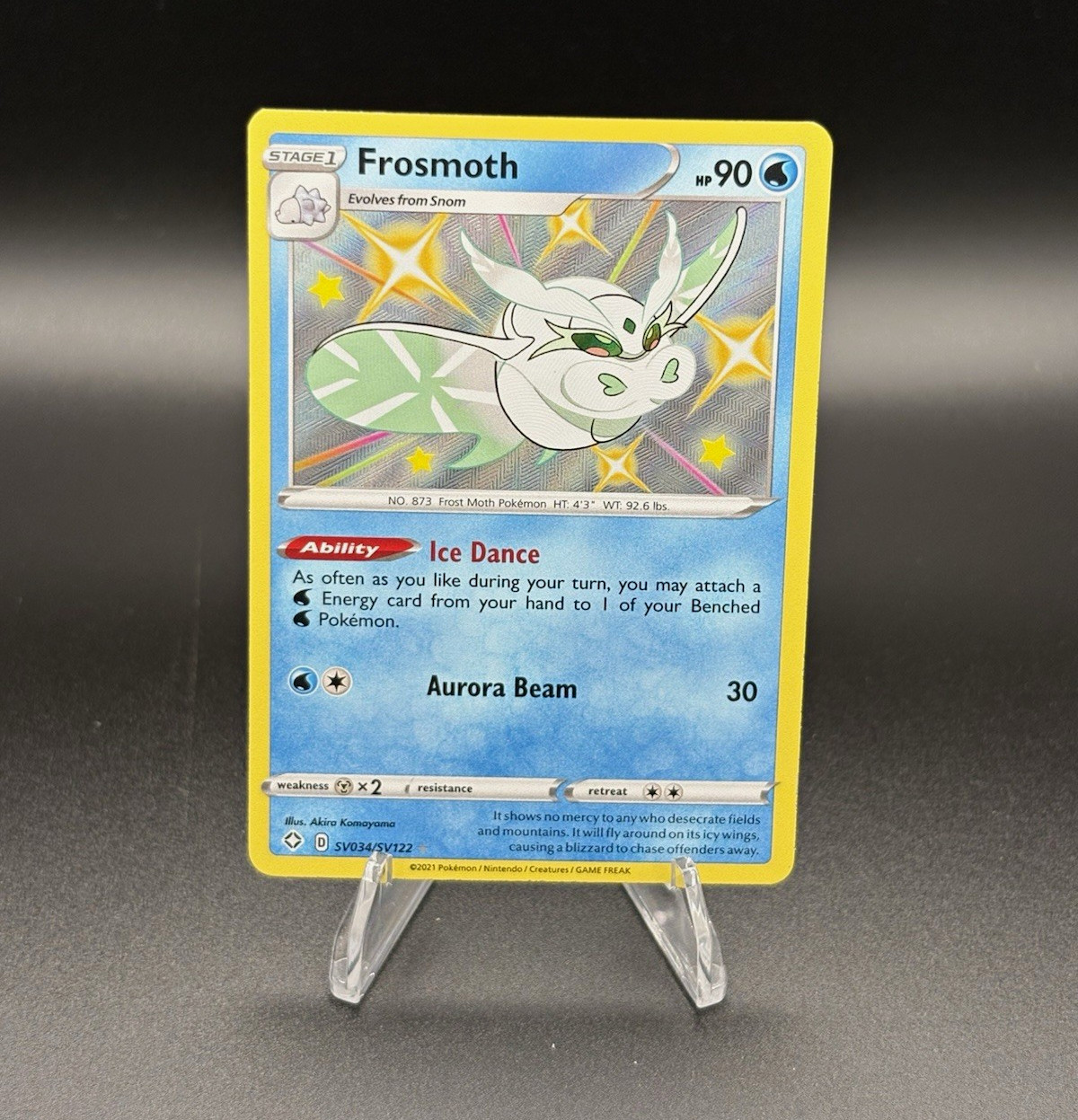 Frosmoth Holo Shiny Holo Rare SV034/SV122 EN NM