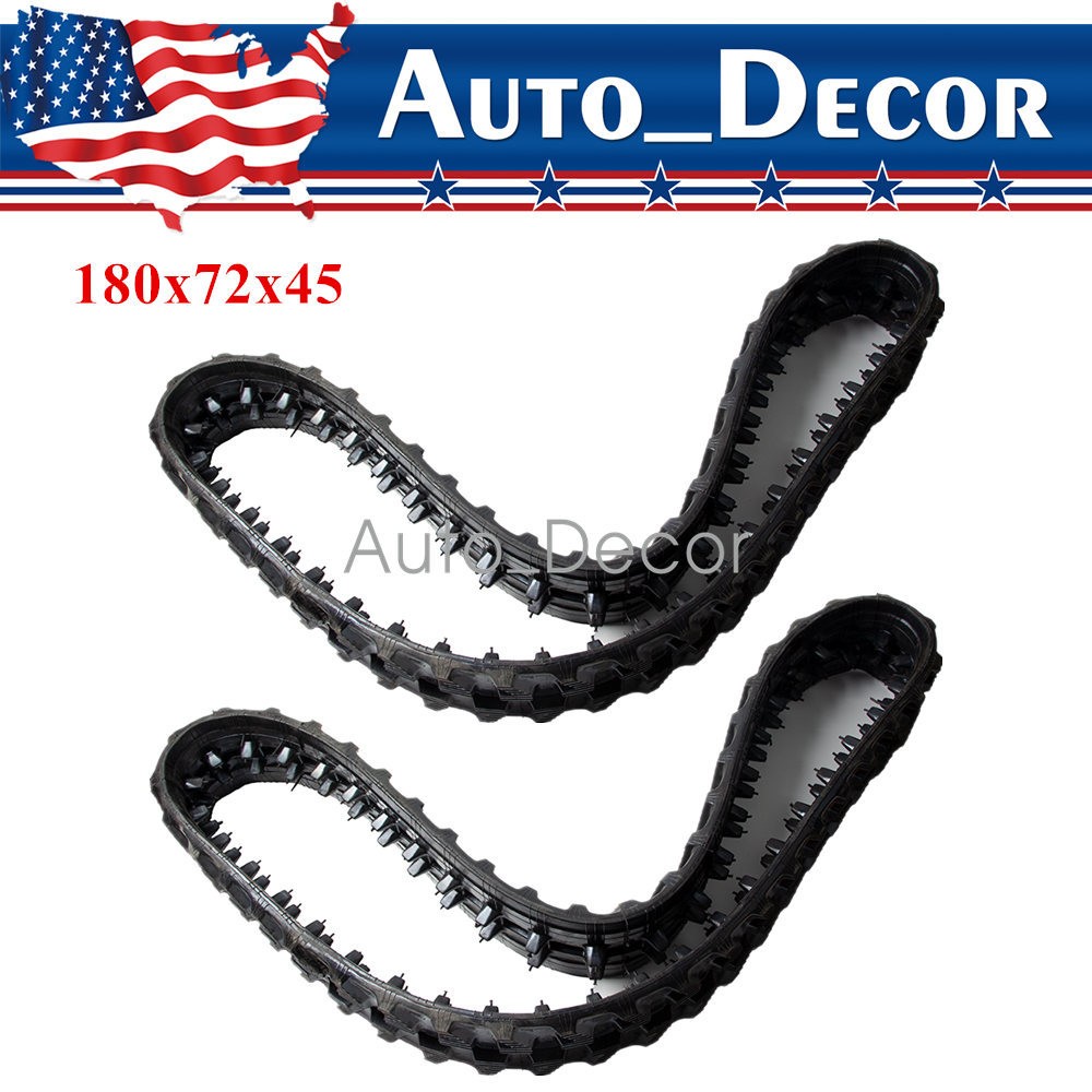 Set Of 2 For Bobcat Rubber Track MT-100 MT-85 MT100 MT85 180x72x45 Set Of 2 For Bobcat Rubber Track MT-100 MT-85 MT100 MT85 180x72x45