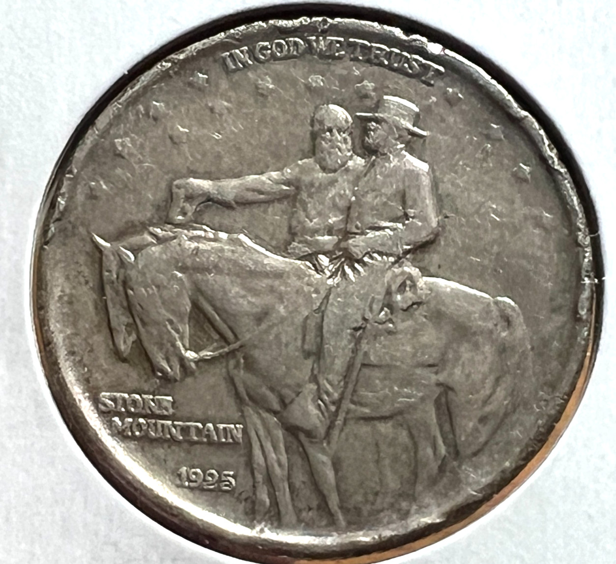 1925 STONE MOUNTAIN SILVER HALF DOLLAR COMMEMORATIVE COIN 1925 STONE MOUNTAIN SILVER HALF DOLLAR COMMEMORATIVE COIN
