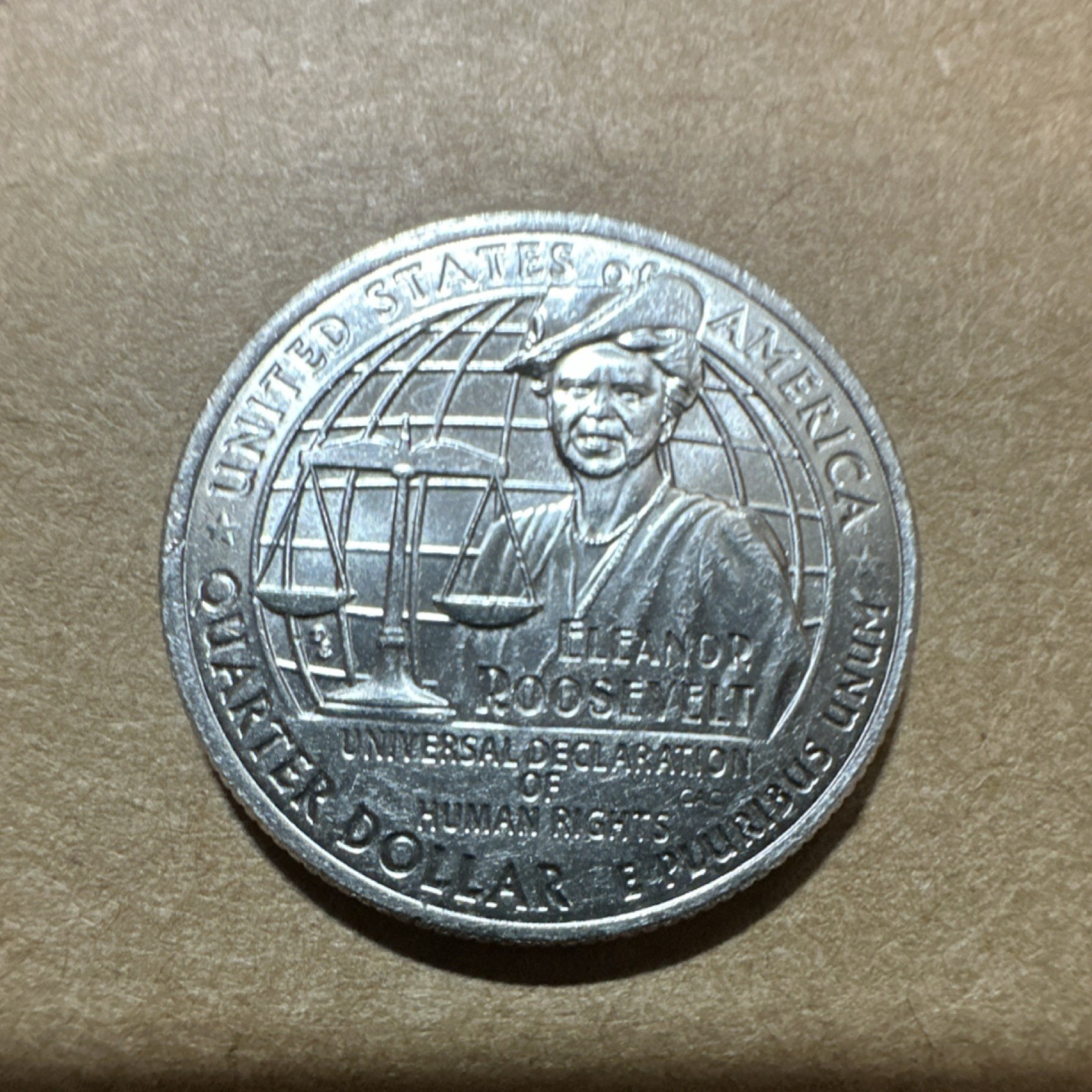 2023 America the Beautiful Quarter 25C Eleanor Roosevelt D Copper-Nickel