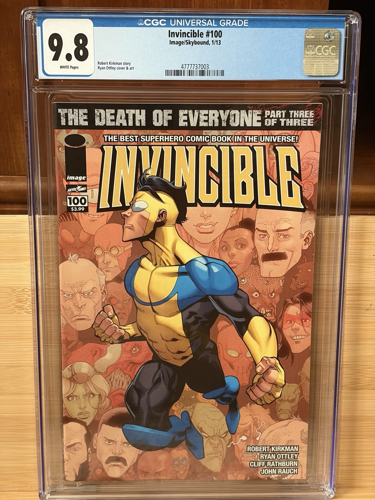 Invincible #100 (Image Comics 2013) CGC 9.8 Low Print run