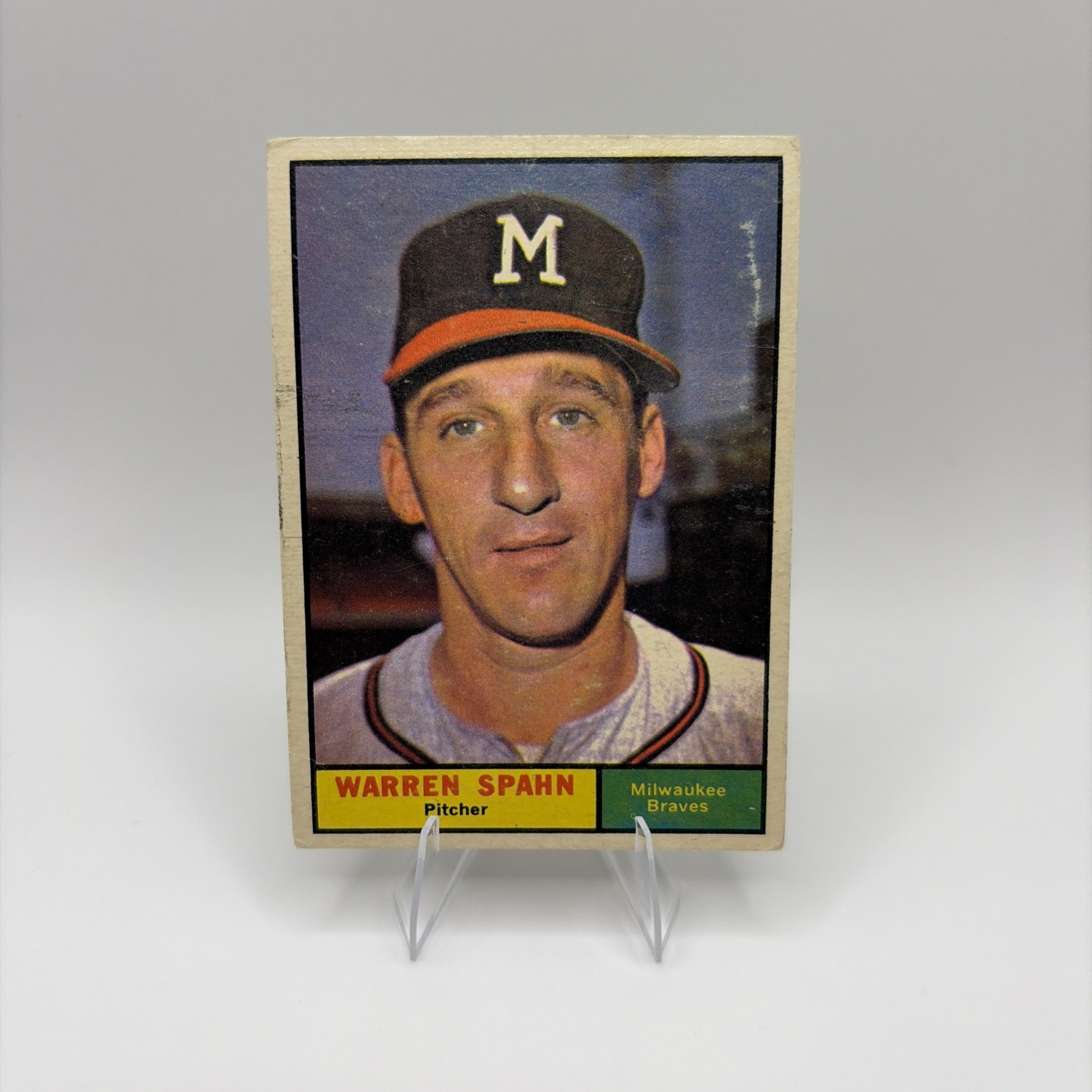 1961 Topps - Warren Spahn #200 1961 Topps - Warren Spahn #200