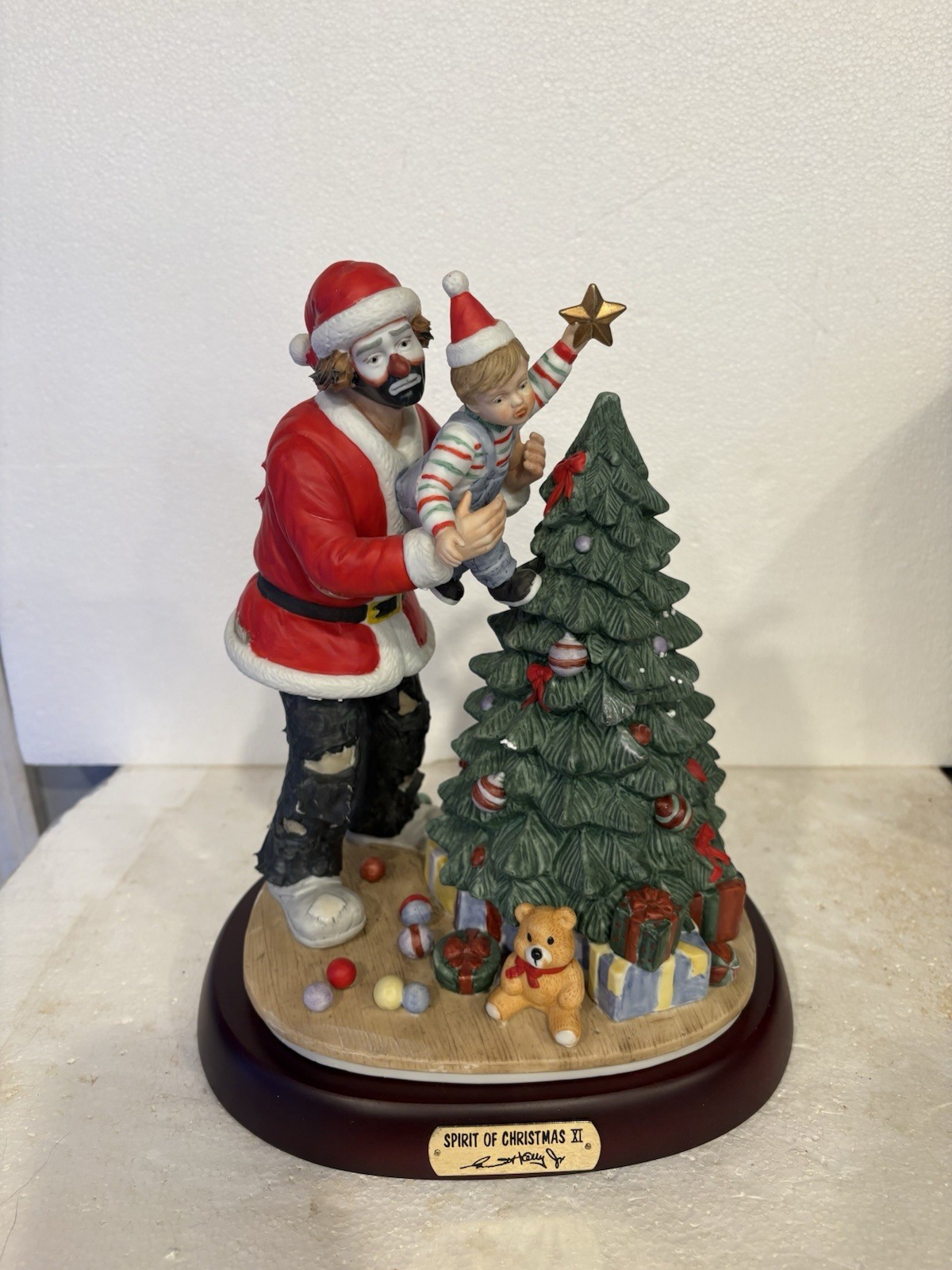 Vtg Emmett Kelly Jr. Spirit Of Christmas XI 1994 EKJ Flambro NIB #1893/3500 RARE