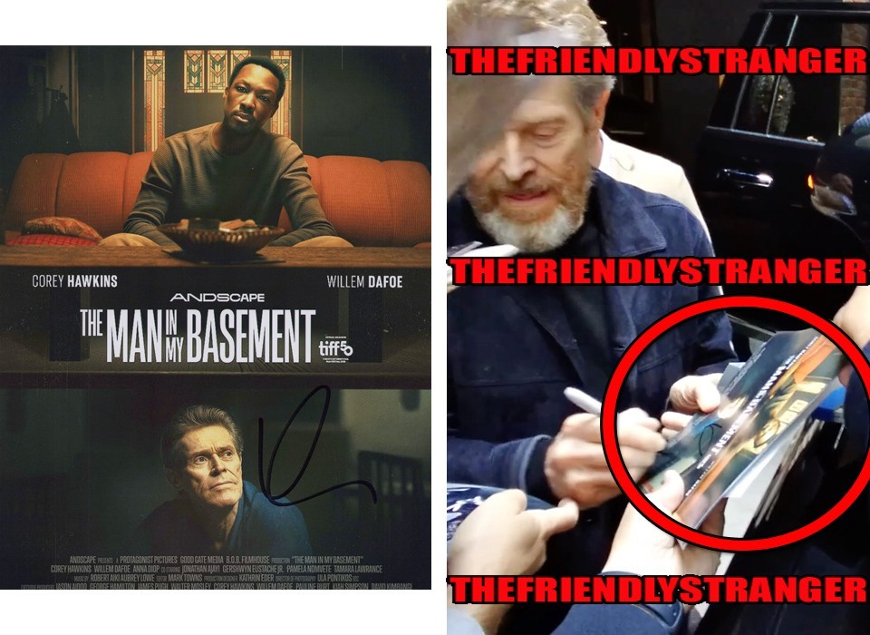 Willem Dafoe signed \
