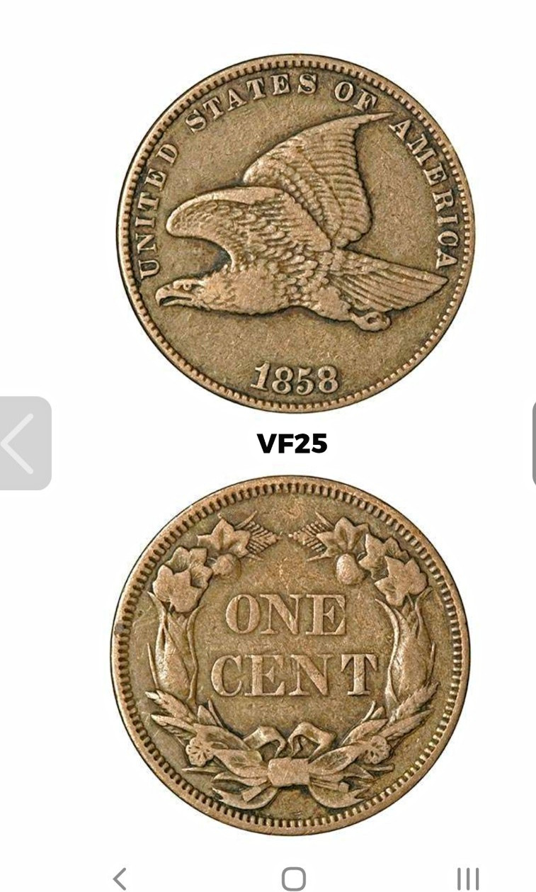 1857 Philadelphia Flying Eagle Small Cent 88% Copper VF25 Details 1857 Philadelphia Flying Eagle Small Cent 88% Copper VF25 Details