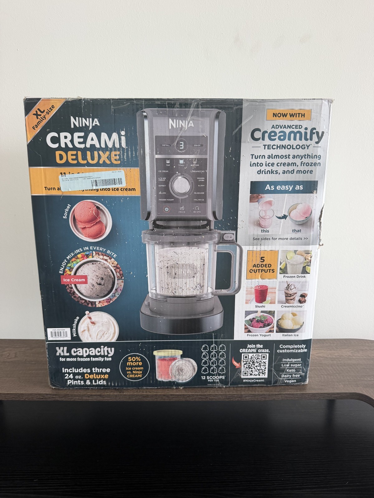 Ninja CREAMi Deluxe 11-in-1 XL Ice Cream Maker w/ Two 24-Oz. Pints - NC501 Ninja CREAMi Deluxe 11-in-1 XL Ice Cream Maker w/ Two 24-Oz. Pints - NC501