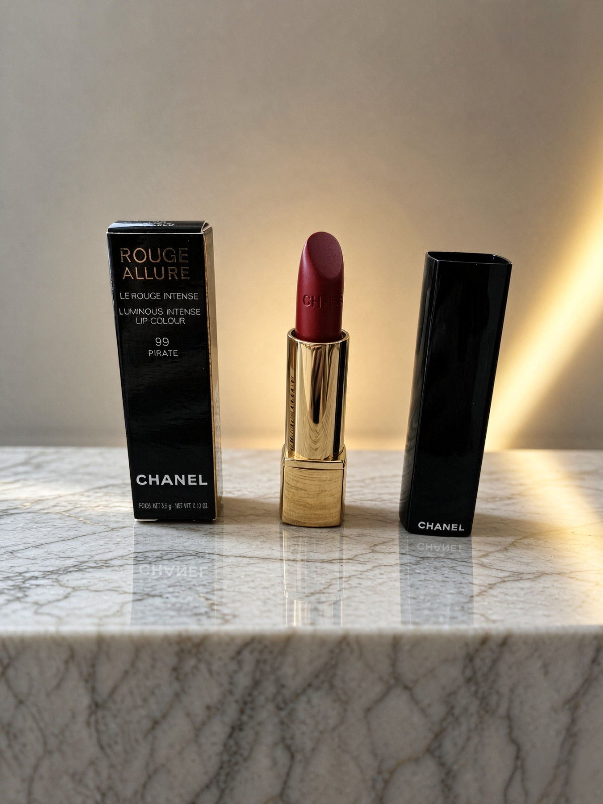 Chanel Rouge Allure Lipstick Shade 99 Pirate Satin Lip Colour Chanel Rouge Allure Lipstick Shade 99 Pirate Satin Lip Colour
