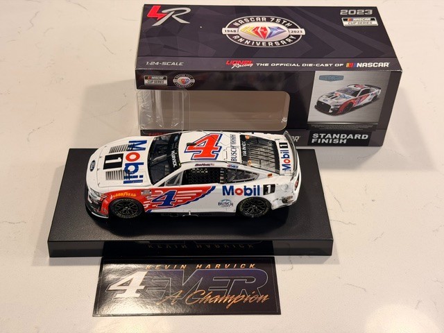 Kevin Harvick #4 Mobil 1 Wings Indy Raced Version 2023 Mustang 1:24 NASCAR