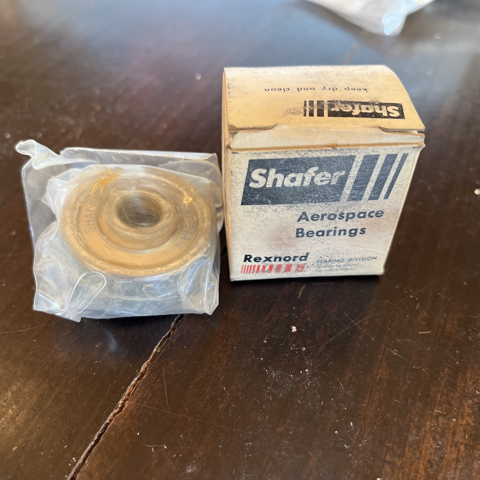 Shafer Aerospace Bearing BA7-24A-4 Rexnord Aviation NOS
