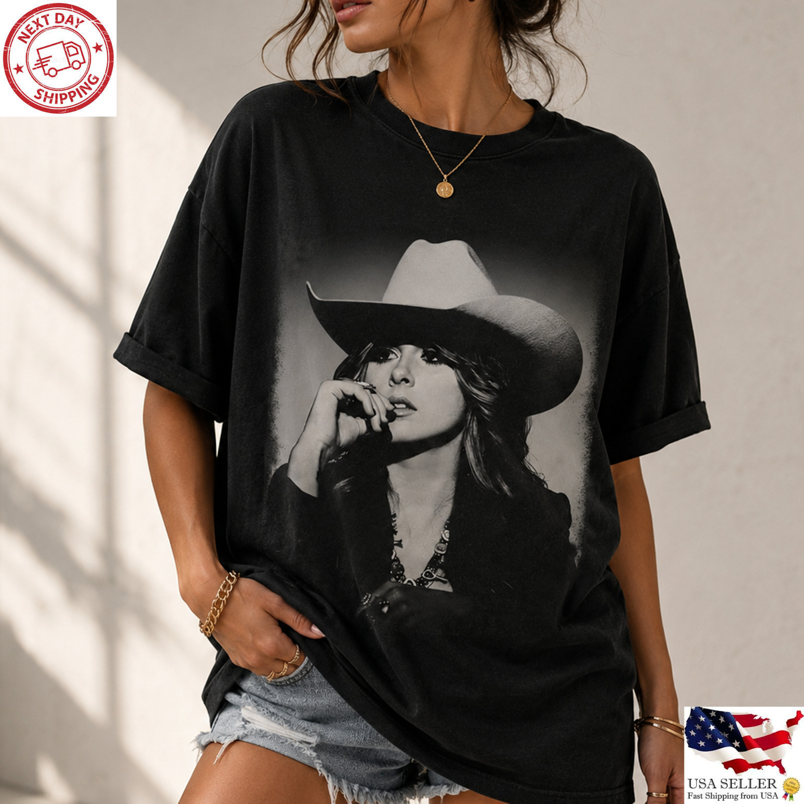Ella Langley Vintage Cowgirl Shirt Retro Country Concert Graphic Tee