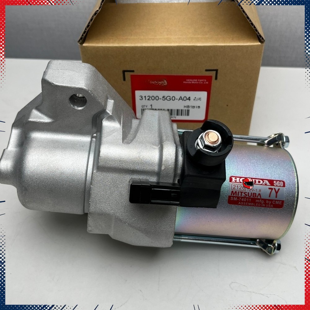 31200-5G0-A04 Starter Motor for Honda 2013-2017 Accord Acura RLX Auto Trans