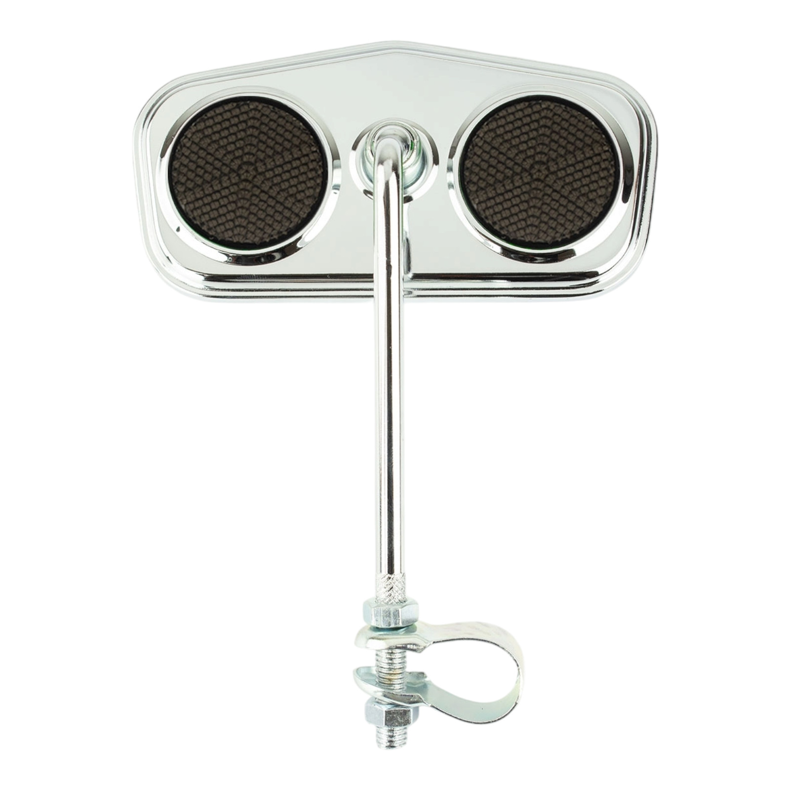 PRO+ Diamond Rear View Bicycle Mirrors Reflectors Lowrider Cruiser Bike Chrome