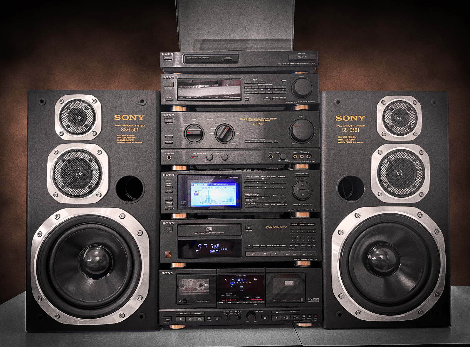 SONY LBT-V810 🌈RaRe🌈 Complete Vintage Component Stereo System