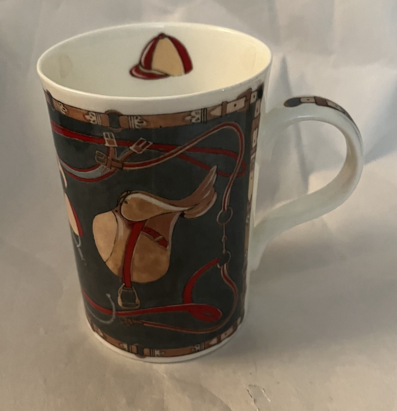 WREN FINE BONE CHINA .... HORSE RIDERS MUG - SUPER CONDITION WREN FINE BONE CHINA .... HORSE RIDERS MUG - SUPER CONDITION