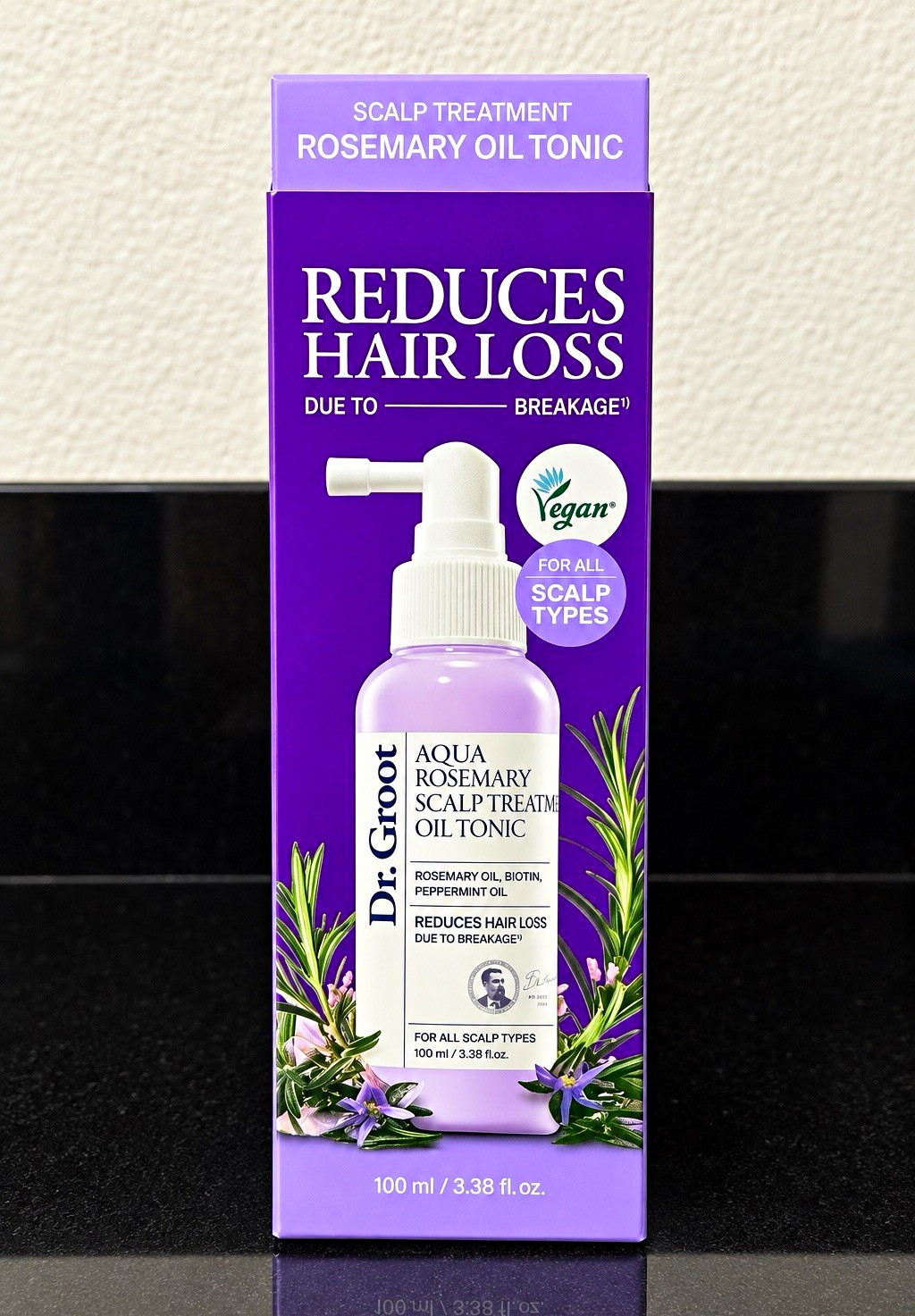 Dr. Groot Rosemary Mint Scalp Treatment Oil Tonic Biotin 3.38 oz 100ml NEW Dr. Groot Rosemary Mint Scalp Treatment Oil Tonic Biotin 3.38 oz 100ml NEW