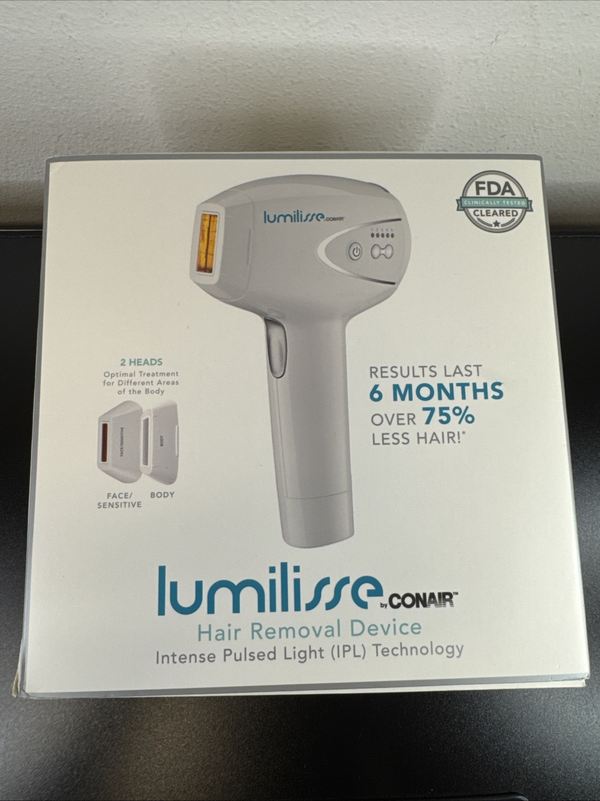 Conair - Lumilisse IPL Hair Remover Device - White IPL960F By Conair - Open Box