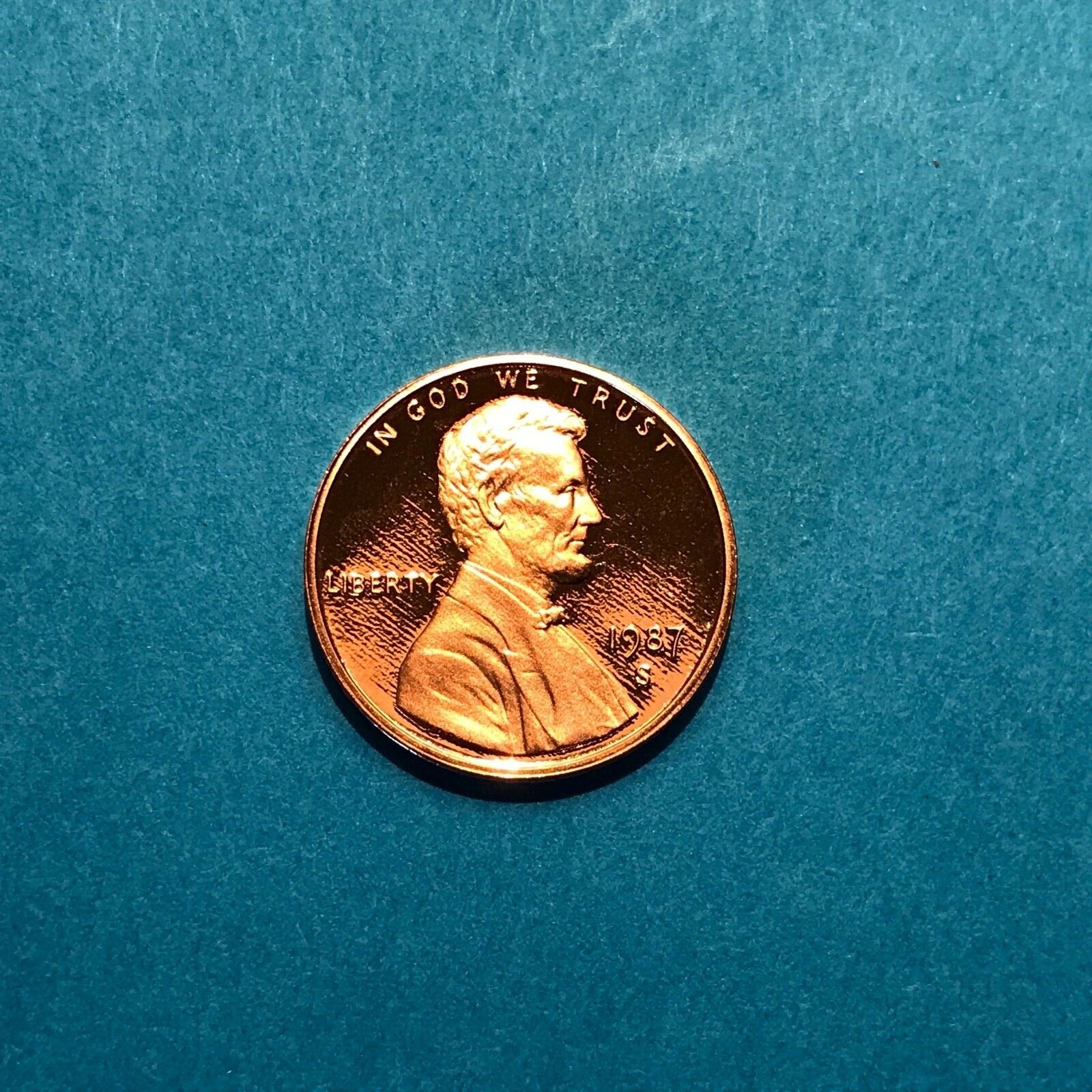 1987 S Proof Lincoln Cent    