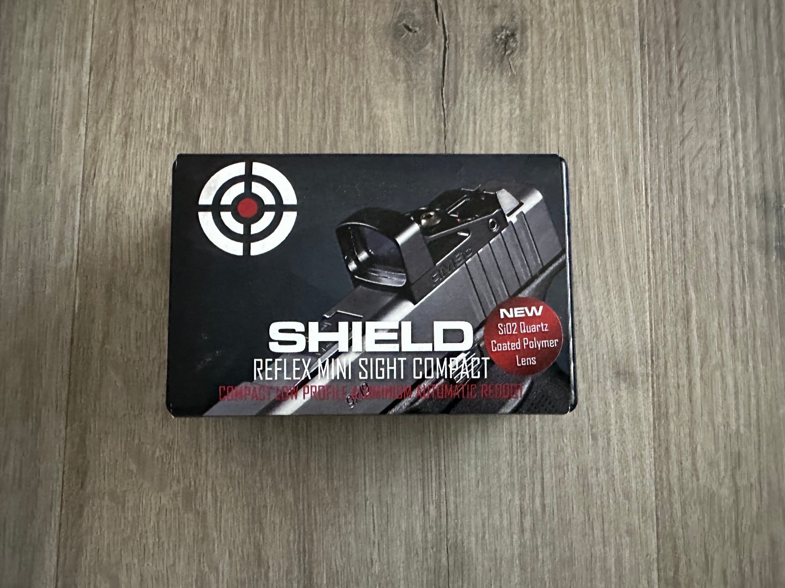Shield Sights RMSc 4 MOA Black Polymer Lens Compact Mini Red Dot