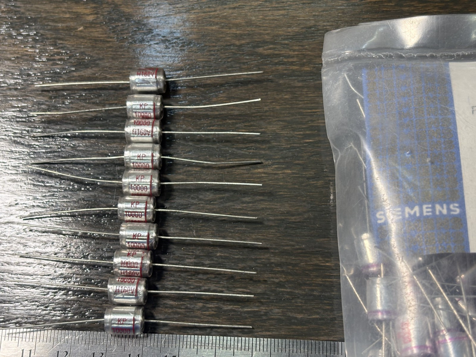 10 x NOS Siemens Polypropylene Capacitors 10nF .01uF 160v 2.5% Audio Hi-Q