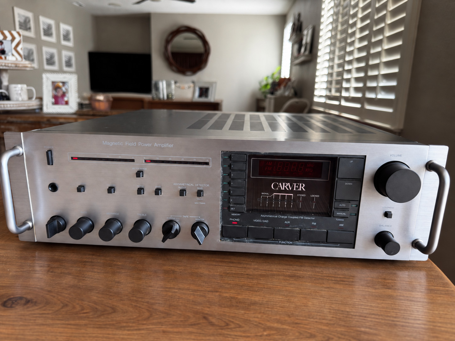 Carver MXR-130 Magnetic Field Stereo Receiver Powers On No Sound Parts Repair