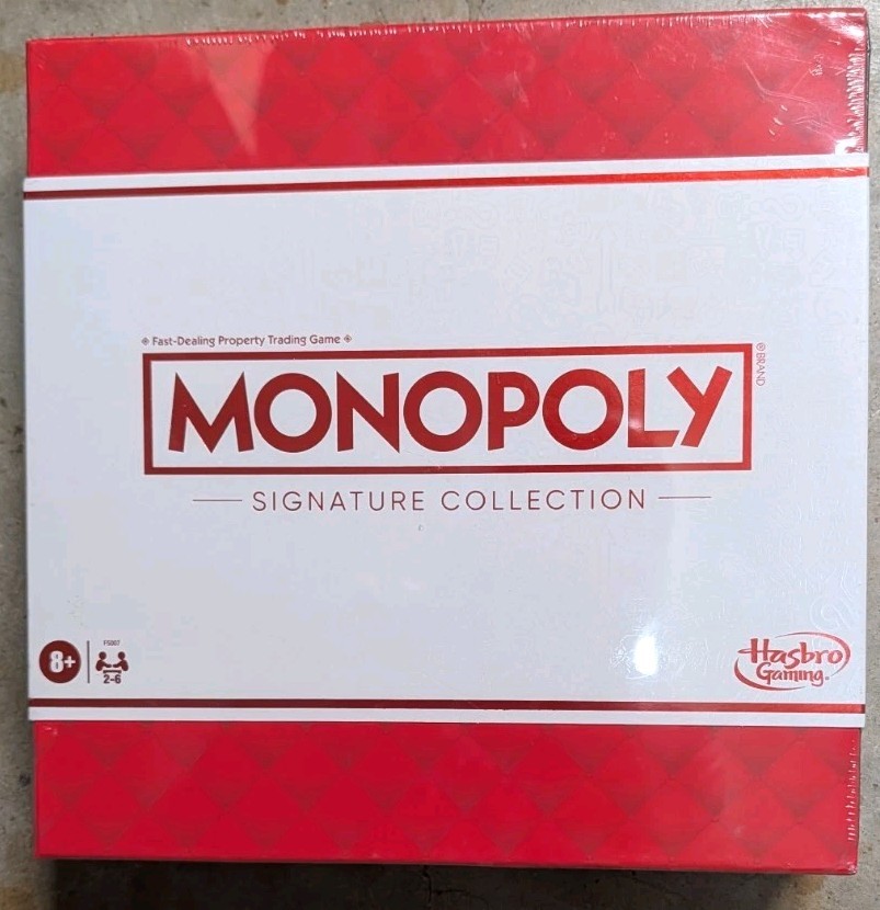 Monopoly Signature Collection Sealed Premium Board Game Hasbro Collector Edition