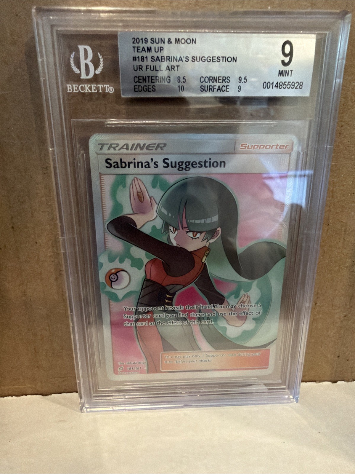 Sabrina\'s Suggestion (Full Art) 181/181 Sm-Team Up Holo Sabrina\'s Suggestion (Full Art) 181/181 Sm-Team Up Holo