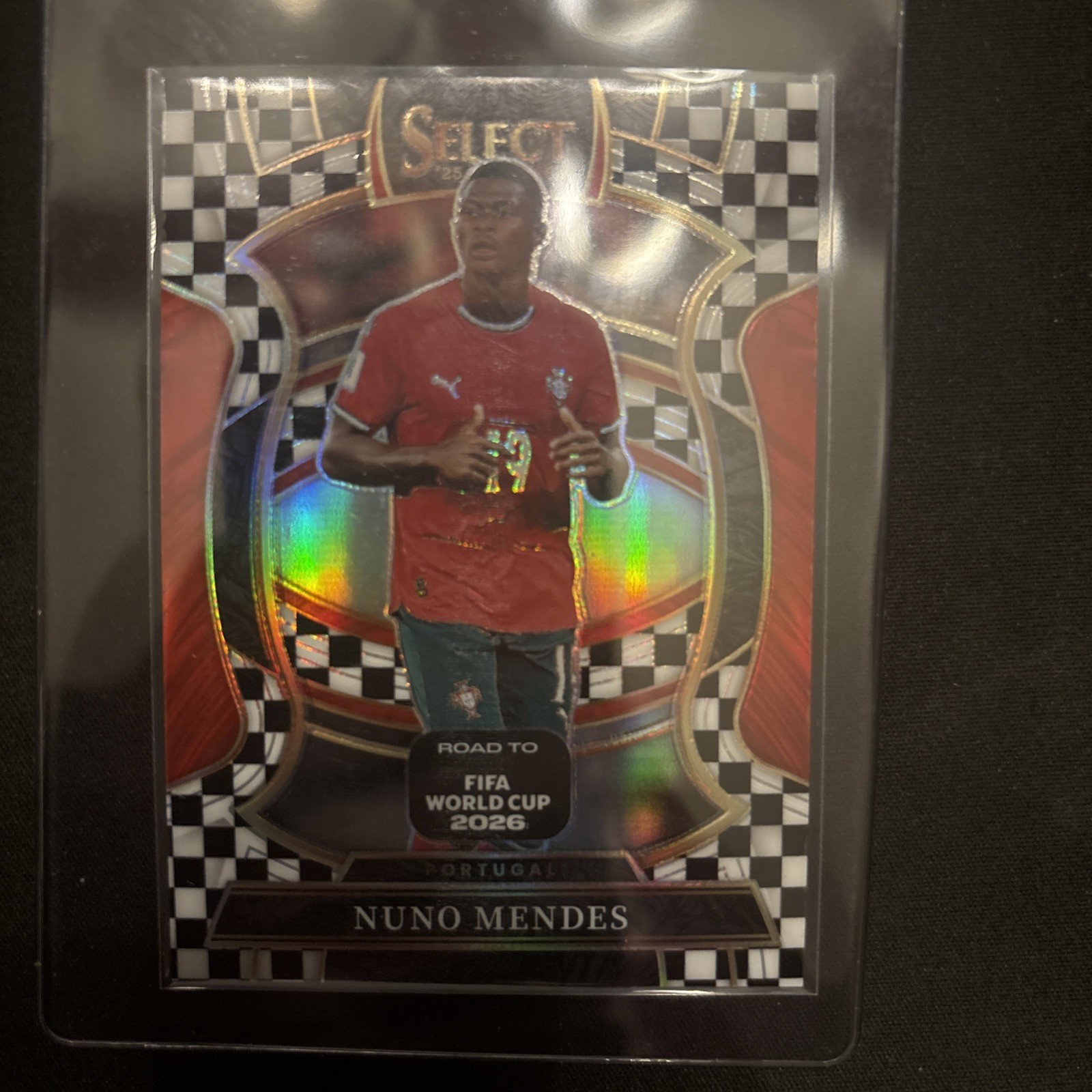 NUNO MENDES 2025-26 Select Road to FIFA World Cup Checkerboard Portugal SSP #50 NUNO MENDES 2025-26 Select Road to FIFA World Cup Checkerboard Portugal SSP #50