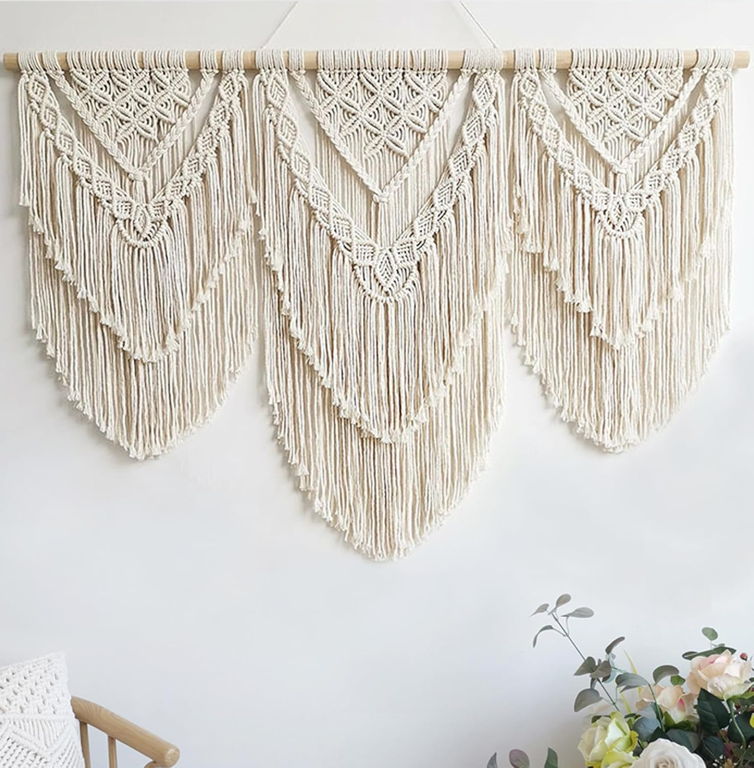 Macrame Wall Hanging Large- Boho Wall Decor- Large Wall Art- Wall Decor Living R Macrame Wall Hanging Large- Boho Wall Decor- Large Wall Art- Wall Decor Living R