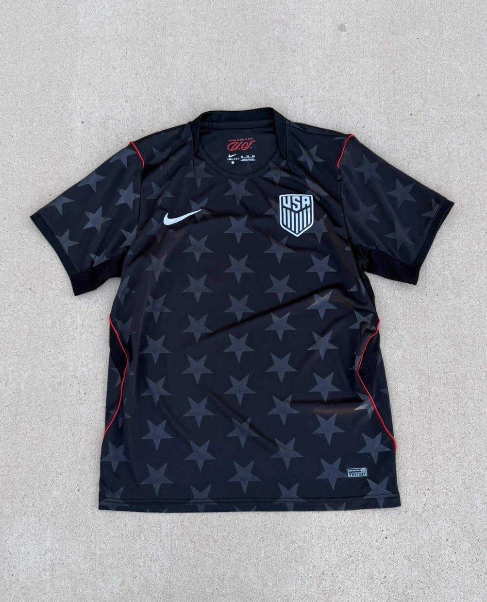 New USMNT Nike 2026 FIFA World Cup Authentic Stadium Away Blue Jersey Men Large