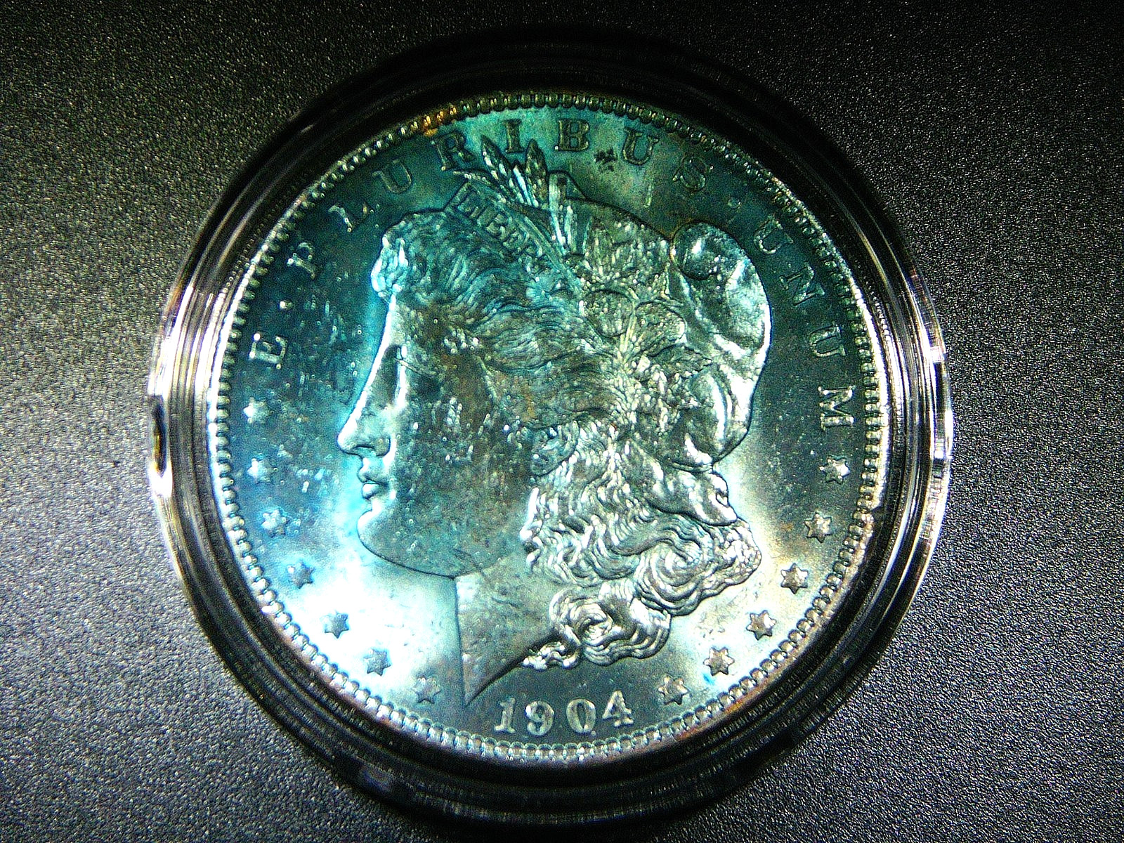 UNC. DETAIL 1904-O MORGAN DOLLAR BEAUTIFULLY TONED NICE COLLECTOR COIN-2272