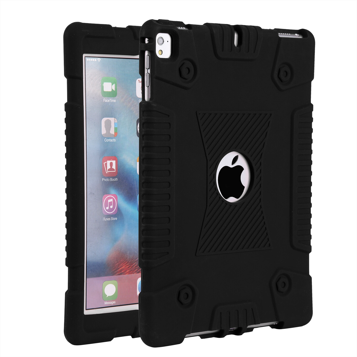 For iPad 6th Generation 9.7 2018 Shockproof Slim Soft Case+Screen Protector Film