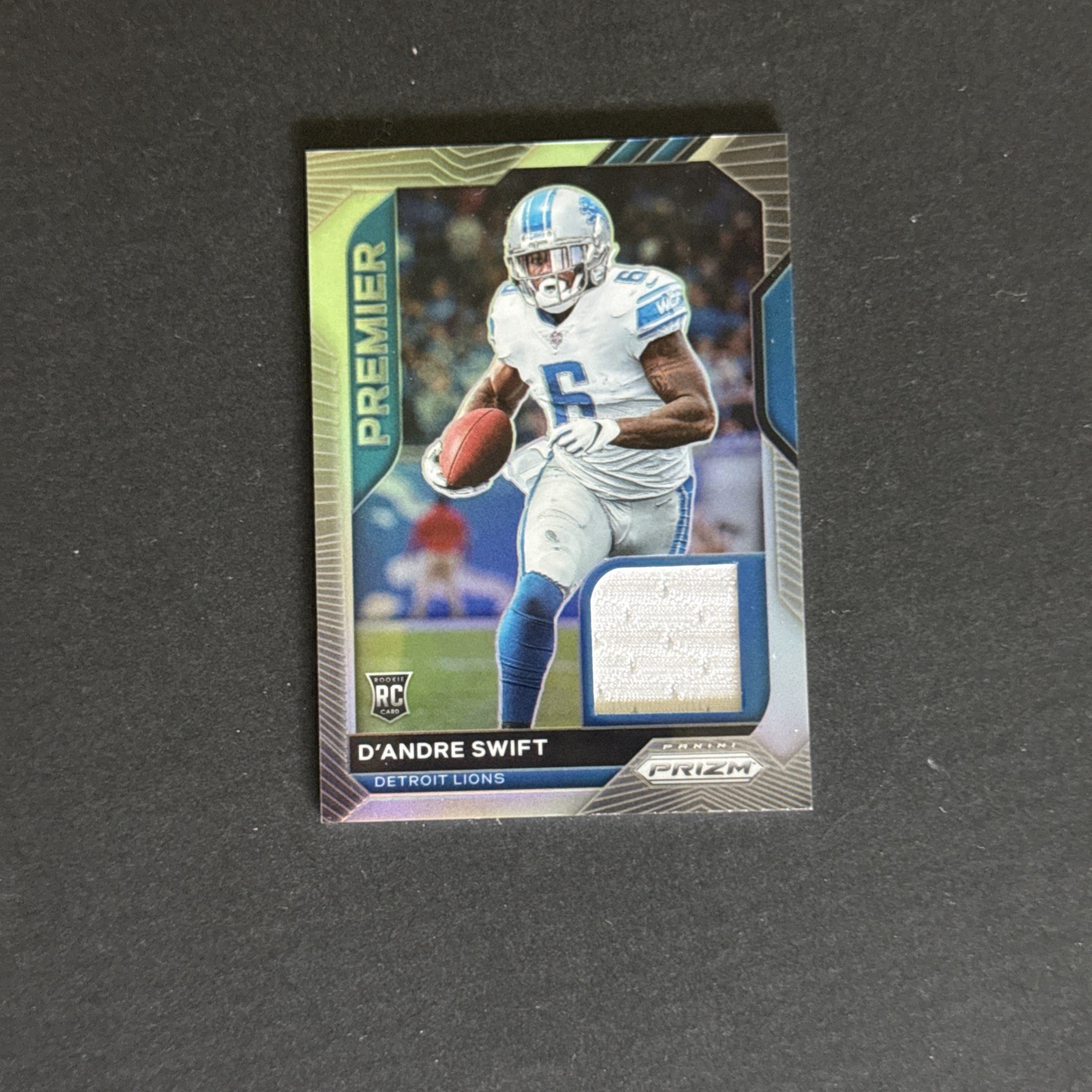 2020 Panini Prizm - Premier Jerseys D\'Andre Swift #18 Rookie Patch