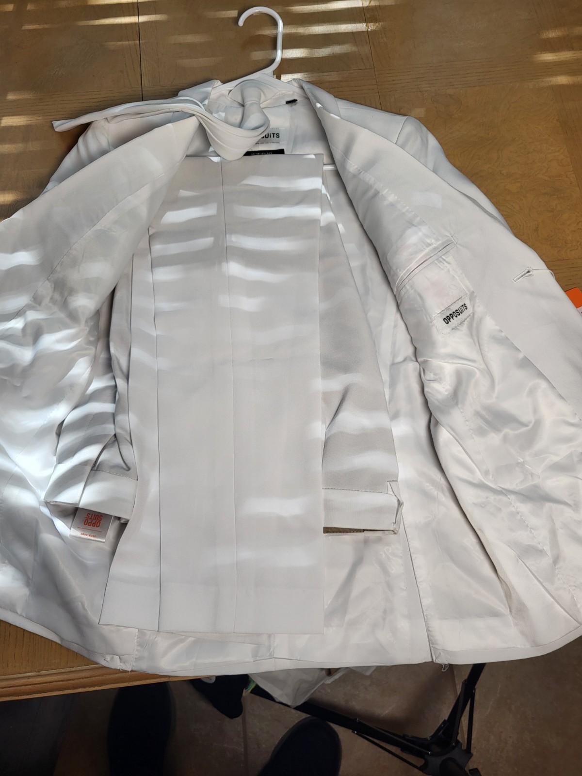 Boys Size 16 Slim-Fit, 3-Piece White Suit