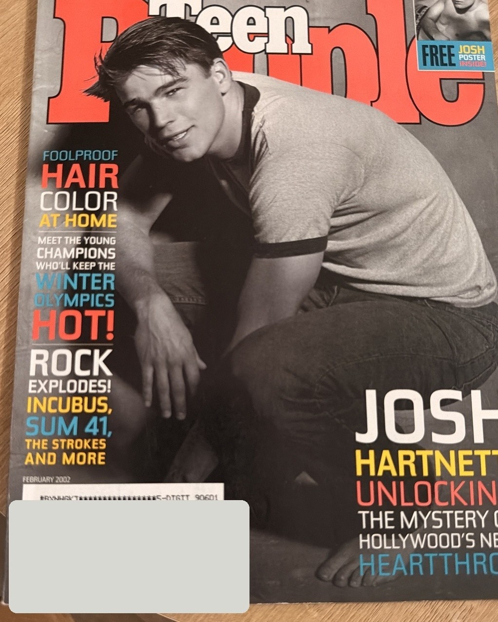 Teen People Magazine February 2002 Josh Hartnett Cover Y2K Heartthrob Teen People Magazine February 2002 Josh Hartnett Cover Y2K Heartthrob