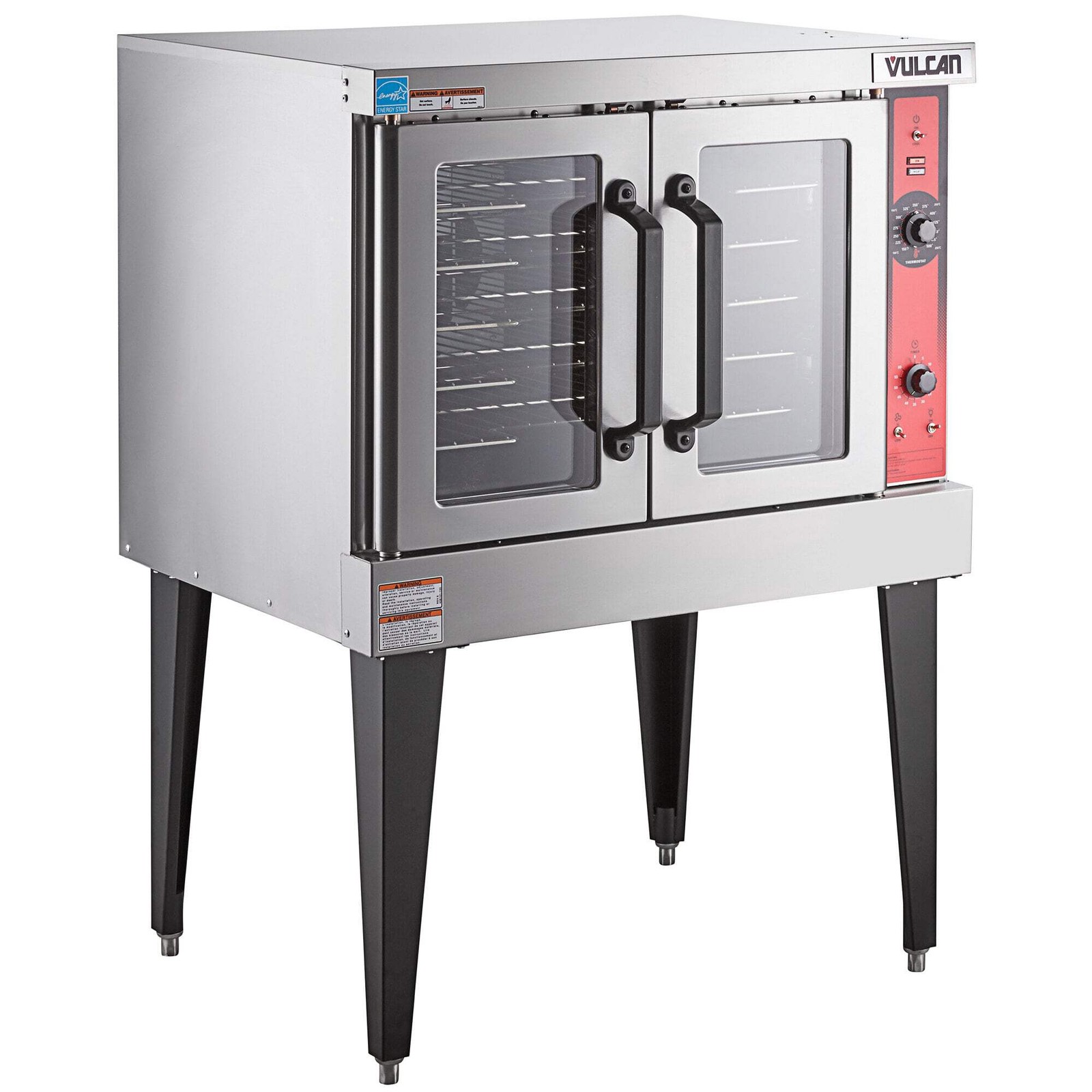 Vulcan VC4GD-1 1D150K Natural Gas Single Deck Full Size Gas Convection Oven with