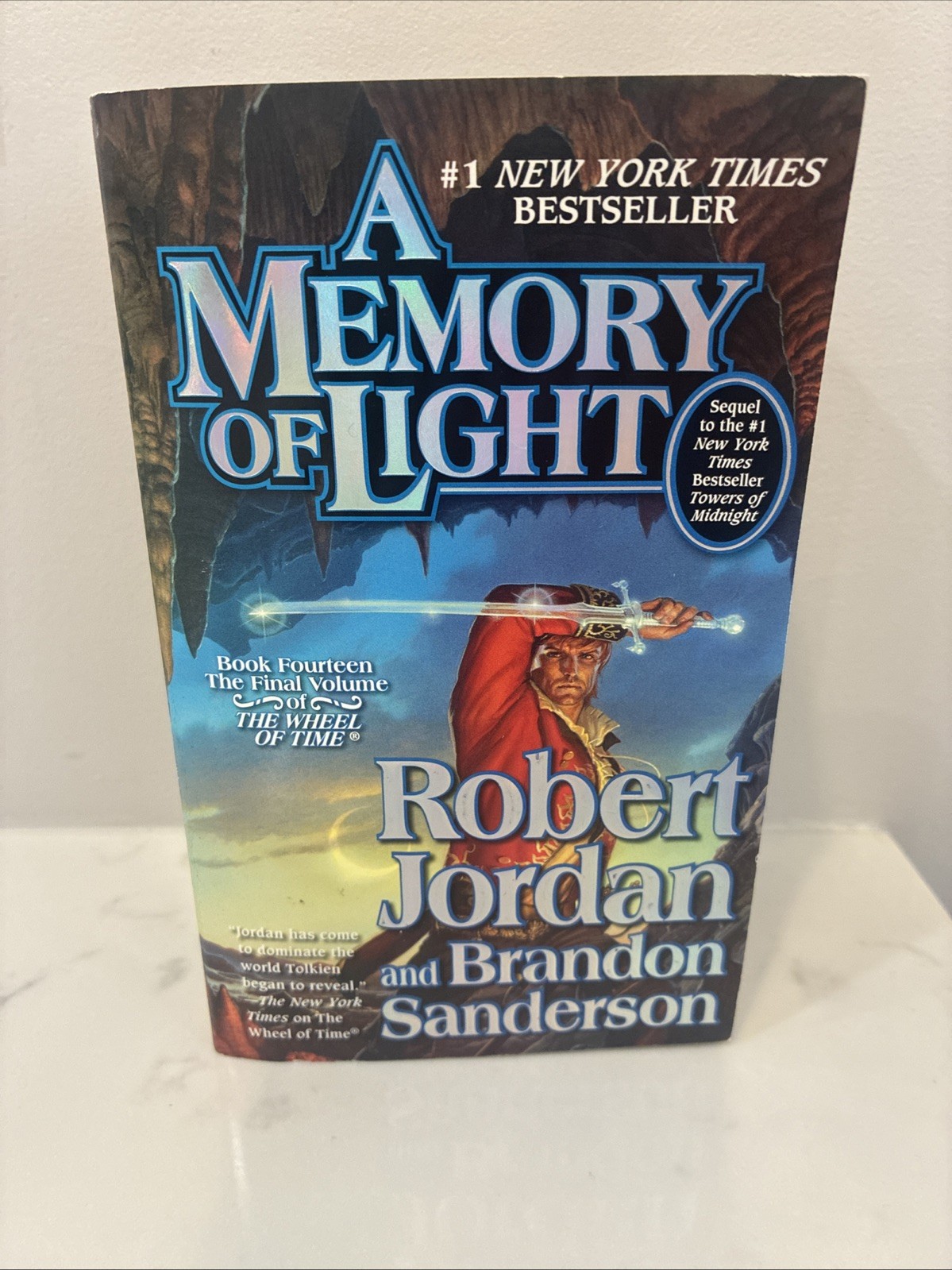 Memory of Light Robert Jordan Mass Market 1st Ed 2nd Print Book 14 Wheel Of Time