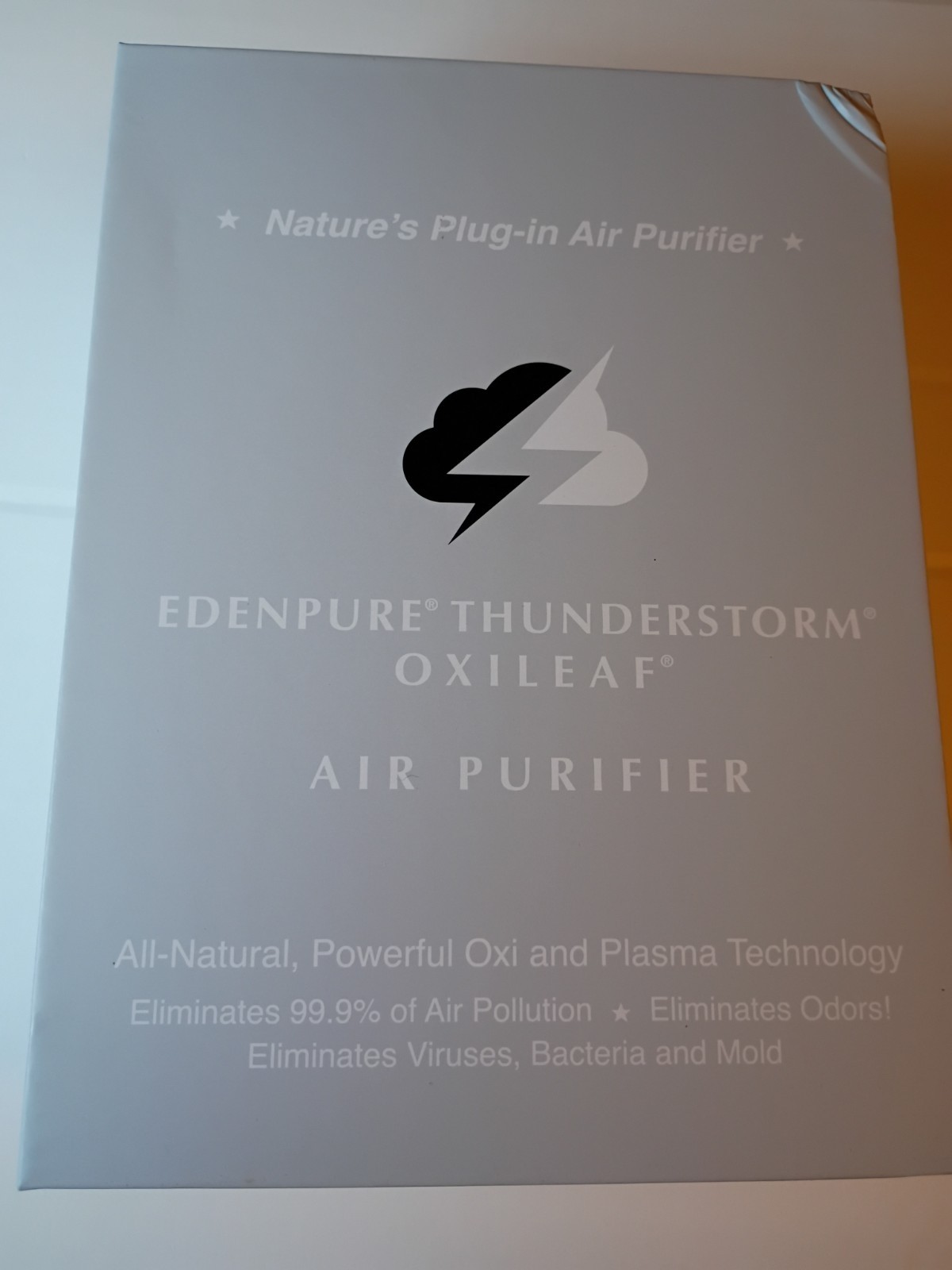 EdenPURE Thunderstorm OxiLeaf III A6030/B O3 Plasma Air Purifier Open Box