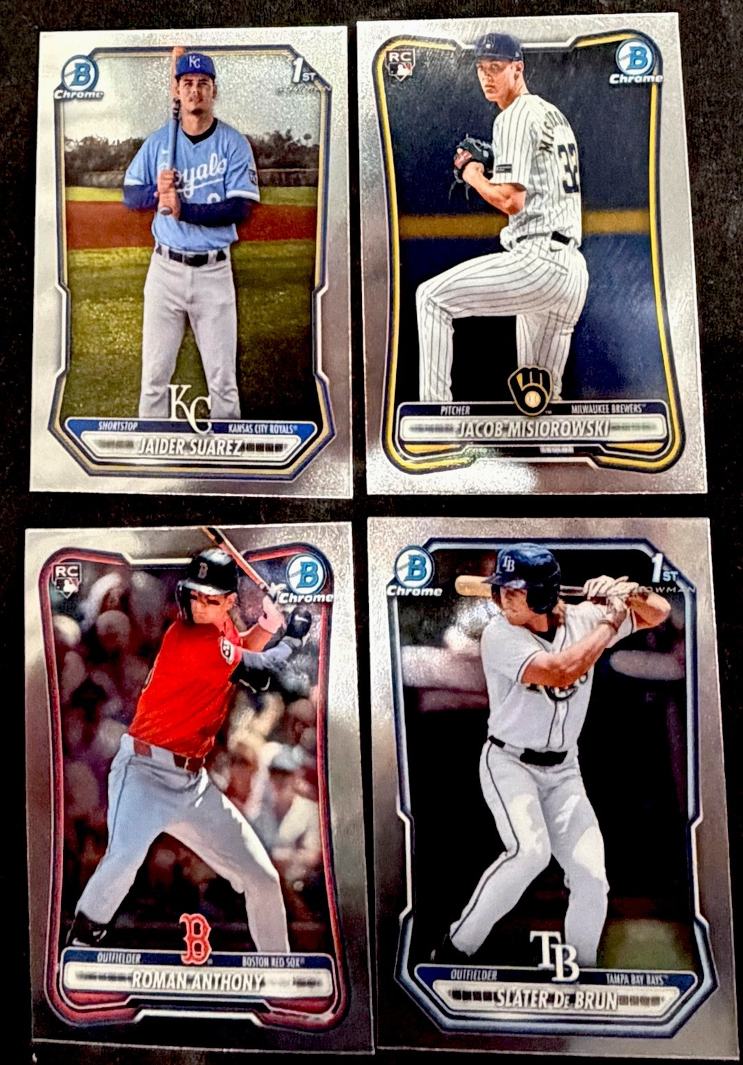 2026 Bowman Chrome Baseball - 1st Bowman & Rookie Set Builder - You Pick