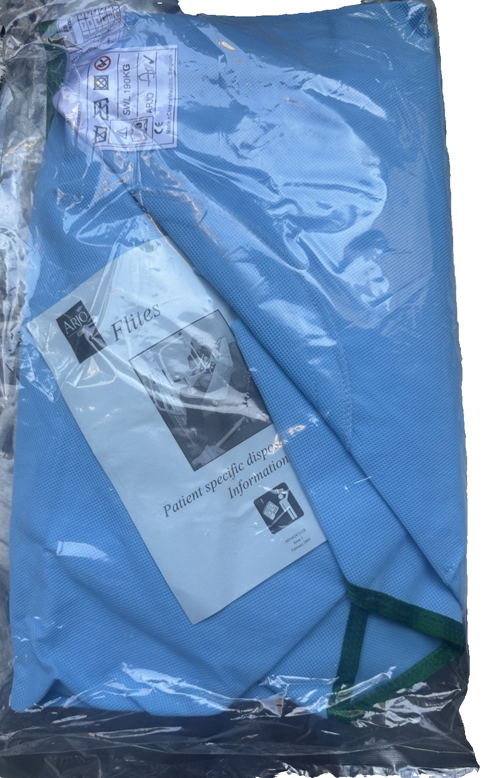 Arjo Patient Lift Sling MFA1000M-L 190kg - Large with Clip