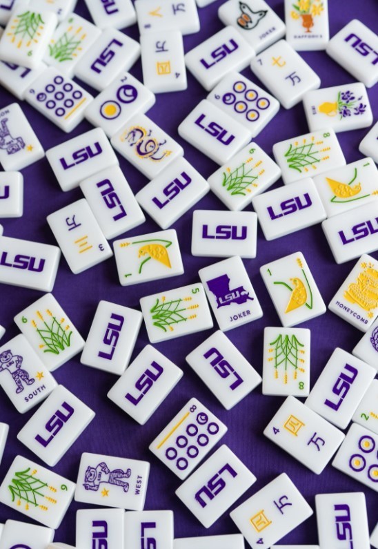 Louisiana State University Mahjong Tiles 