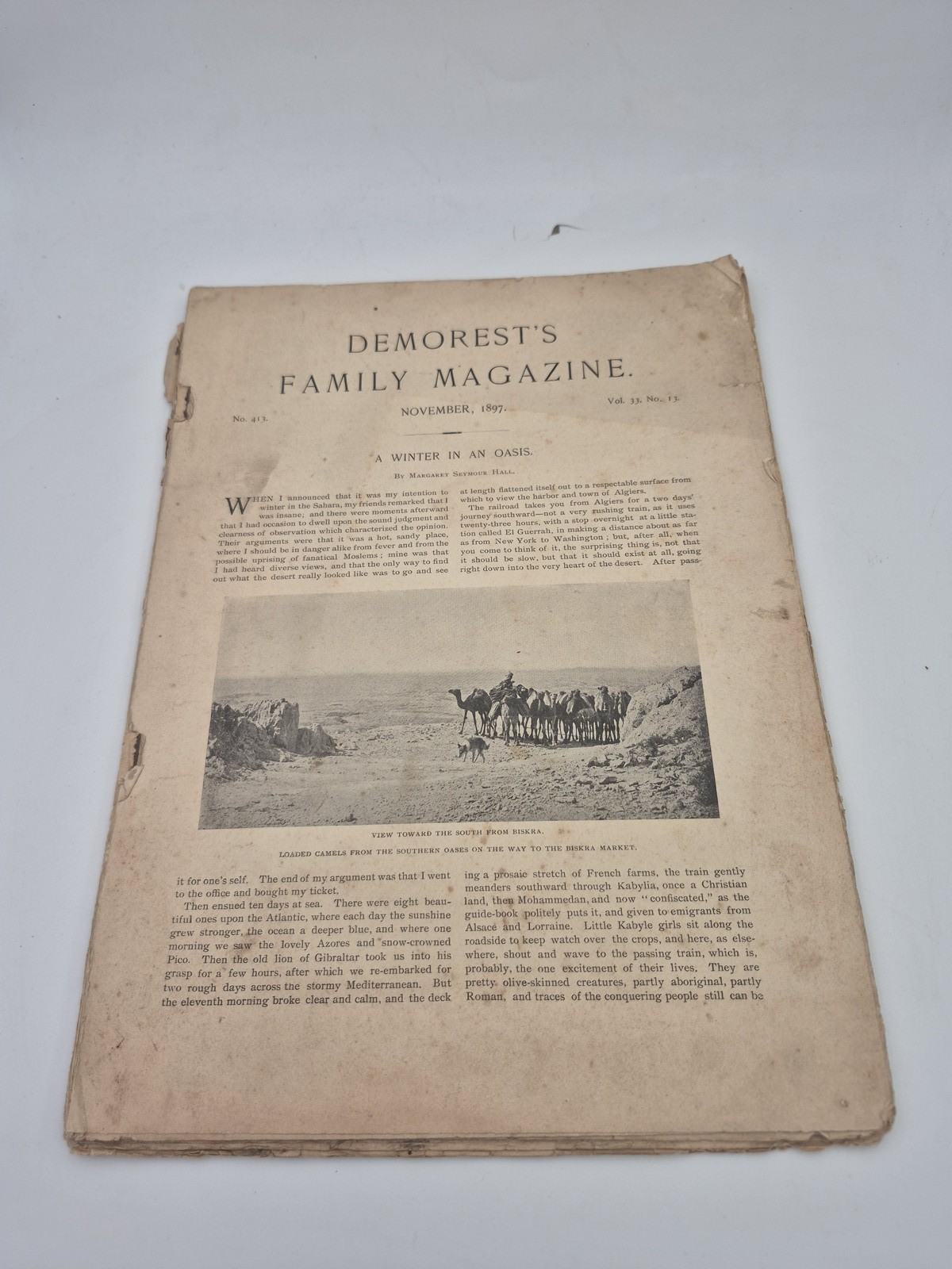 Demorest's Family Magazine November 1897 Original Antique Fashion History