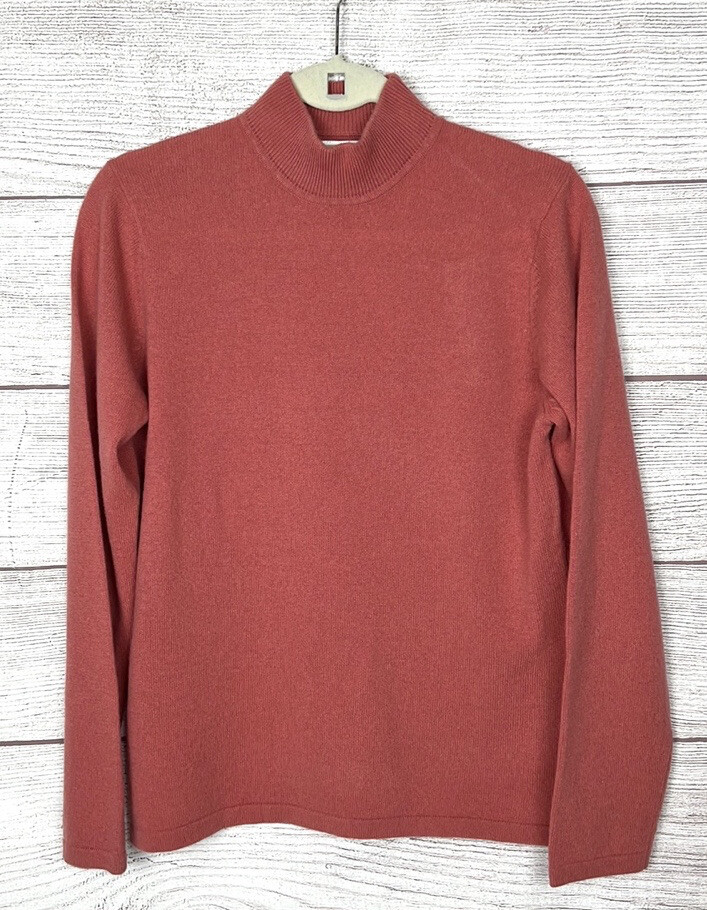 Preswick & Moore Cashmere Sweater High Neck Desire color Pullover M Excellent