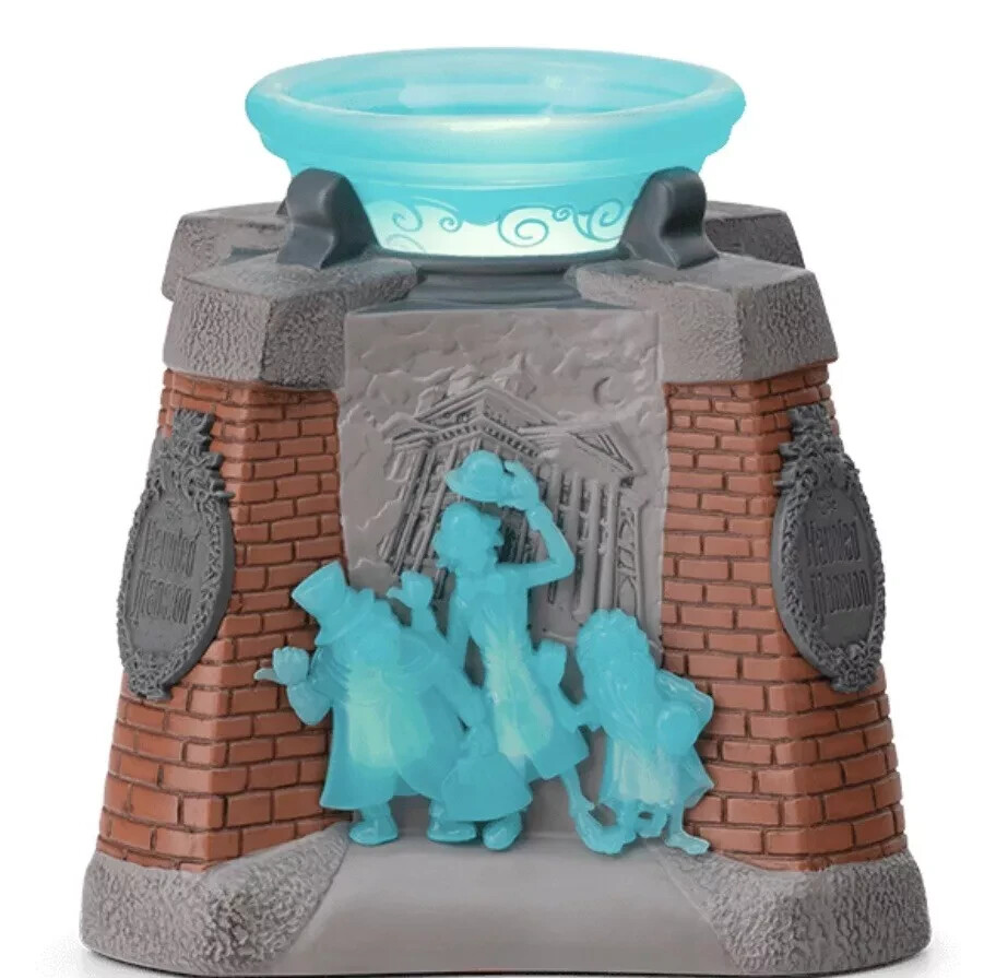 Scentsy Disney Disneyland warmer with light full size Free Wax - Pick favorite