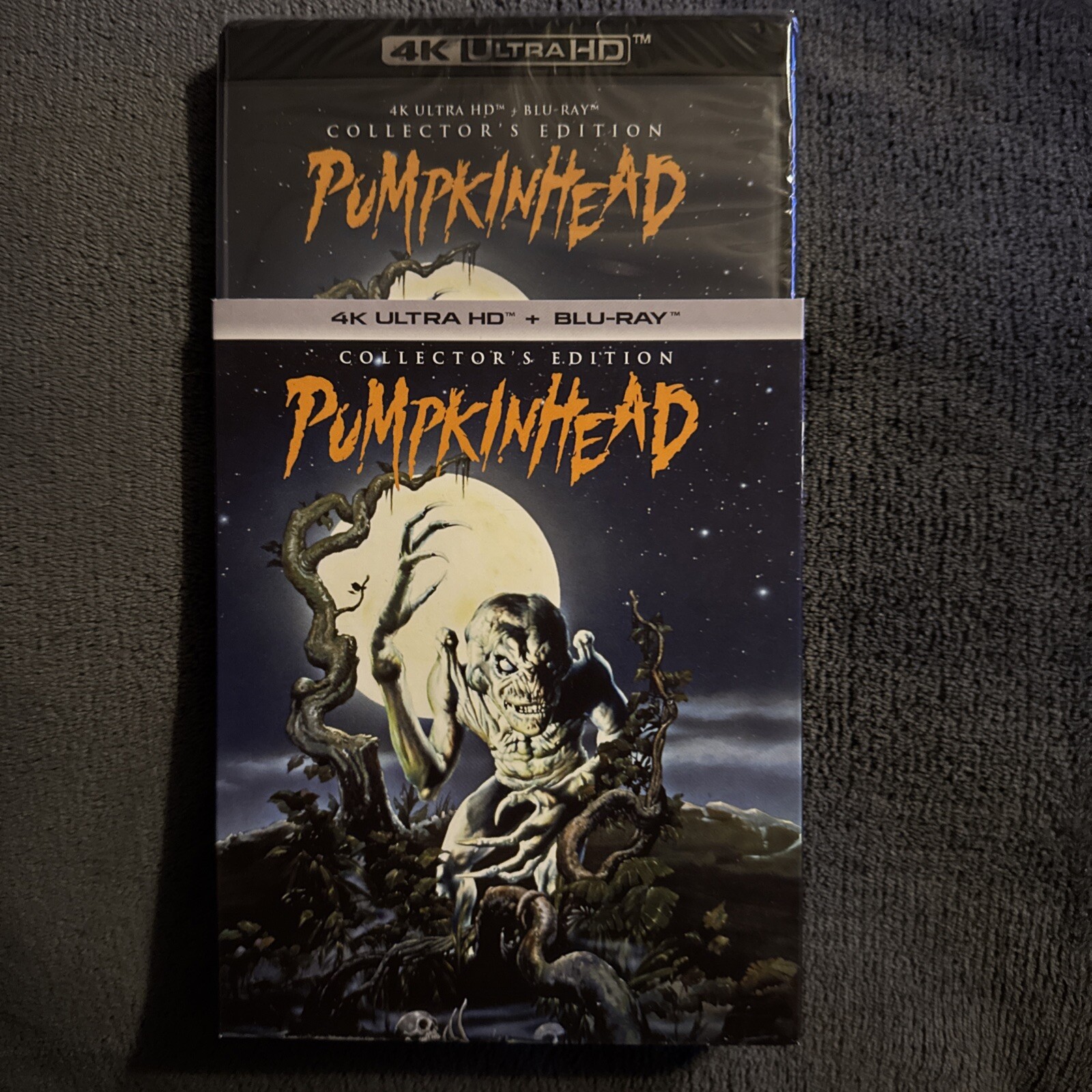 Pumpkinhead 4k Ultra HD + Blu-Ray (Collector's Edition) New With Slipcover Pumpkinhead 4k Ultra HD + Blu-Ray (Collector's Edition) New With Slipcover