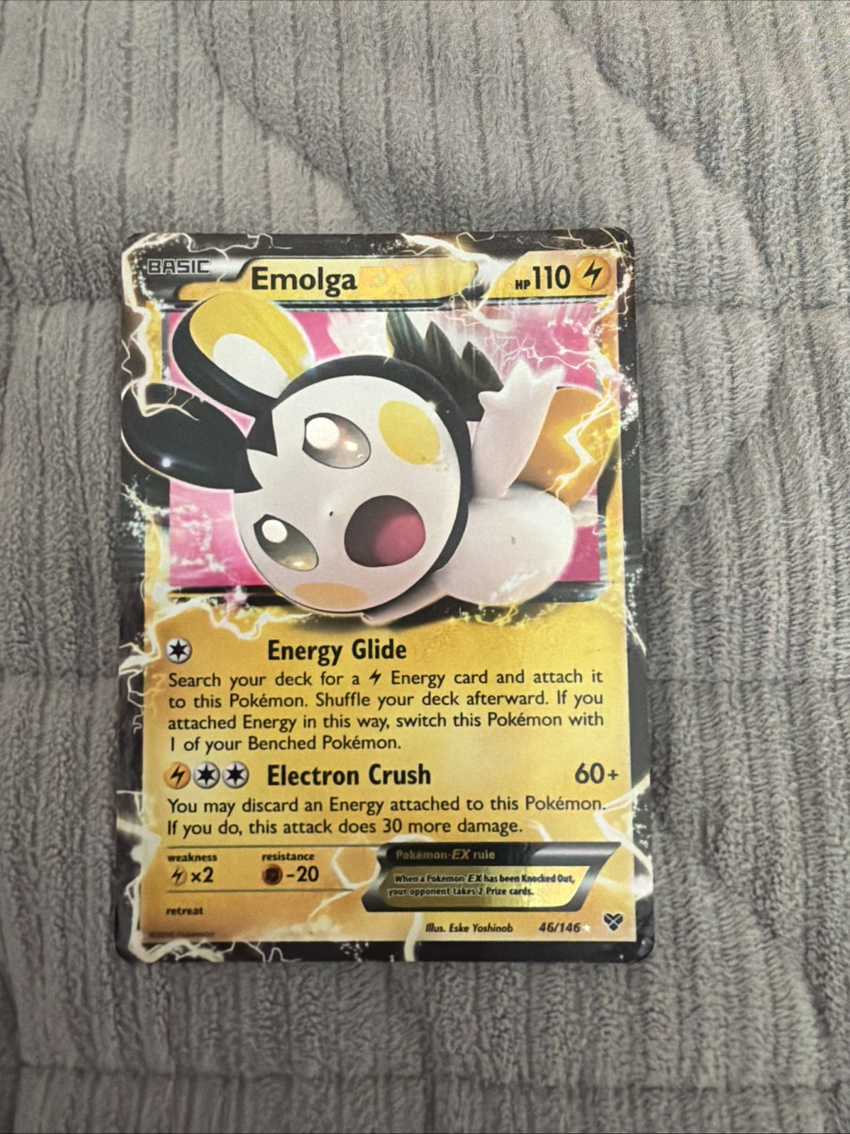 Emolga EX 46/146 XY Holo Emolga EX 46/146 XY Holo