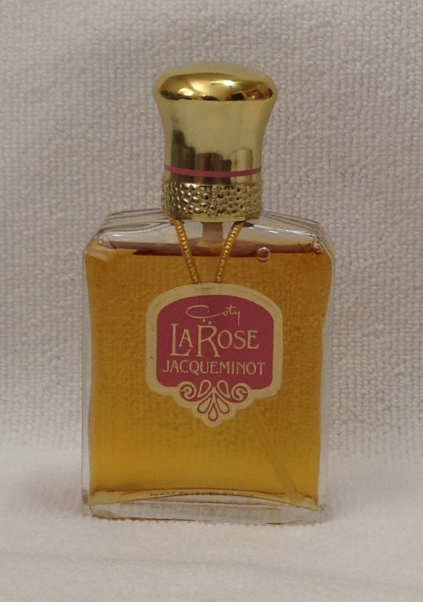 Vintage Coty La Rose Jacqueminot Eau de Toilette Spray 1.75 oz ~ Bottle 95% Full