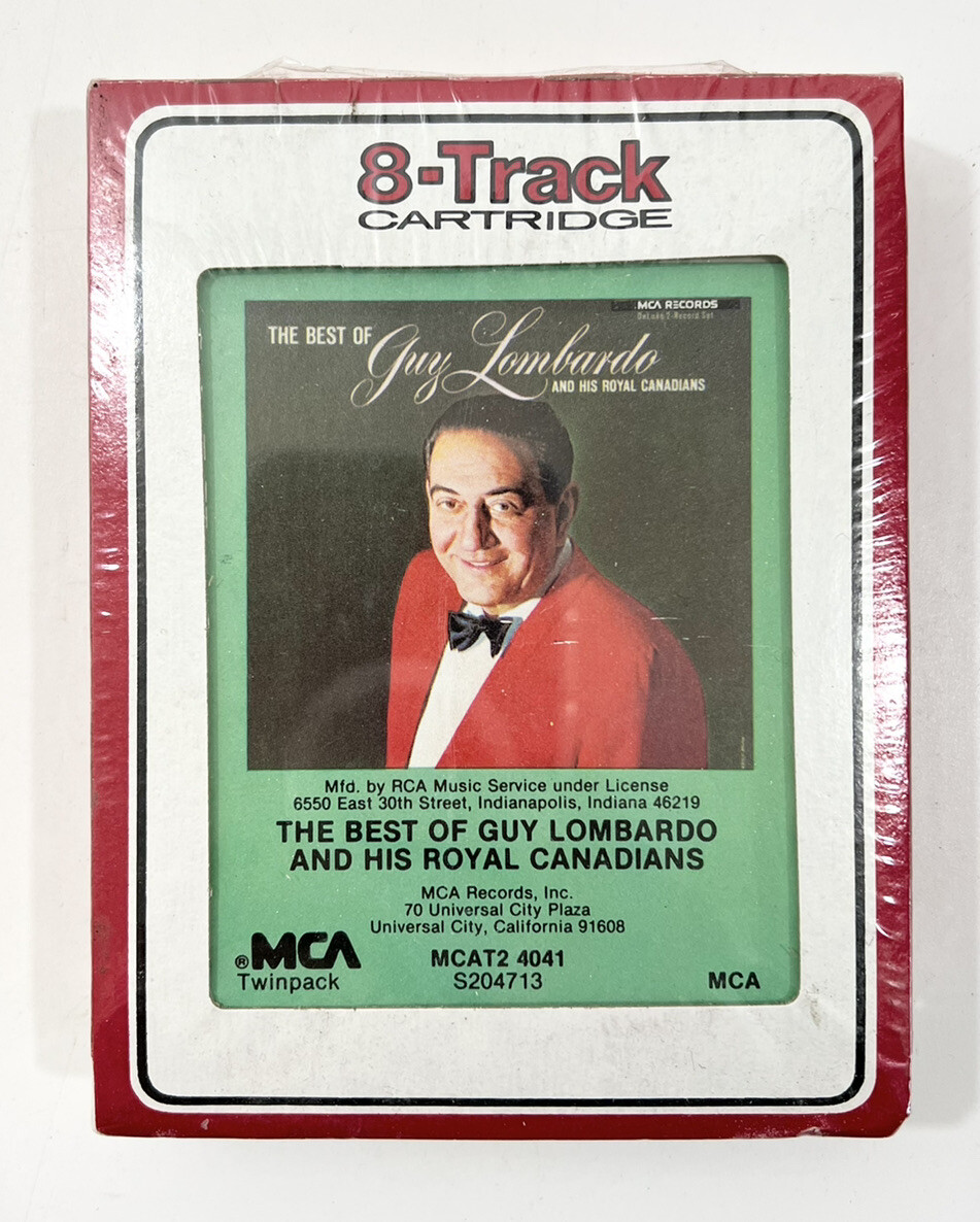 The Best of Guy Lombardo Twin Pack 8 Track Cassette Tape NEW & SEALED Catridge The Best of Guy Lombardo Twin Pack 8 Track Cassette Tape NEW & SEALED Catridge