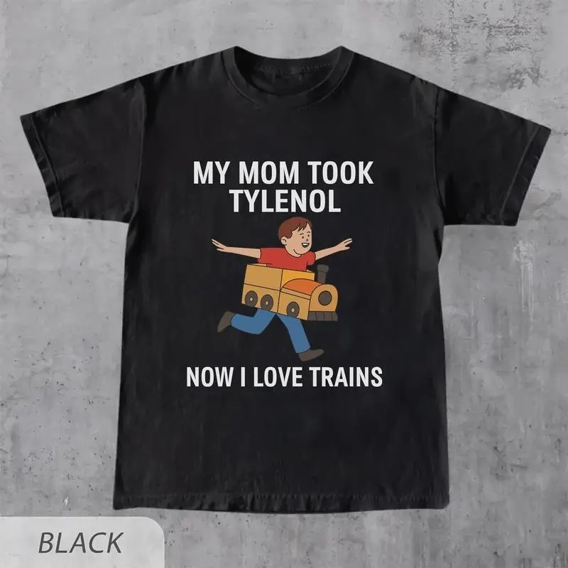 Funny Train Meme Loose Round Neck Short Sleeve Graphic Crew Neck T-Shirt Funny Train Meme Loose Round Neck Short Sleeve Graphic Crew Neck T-Shirt