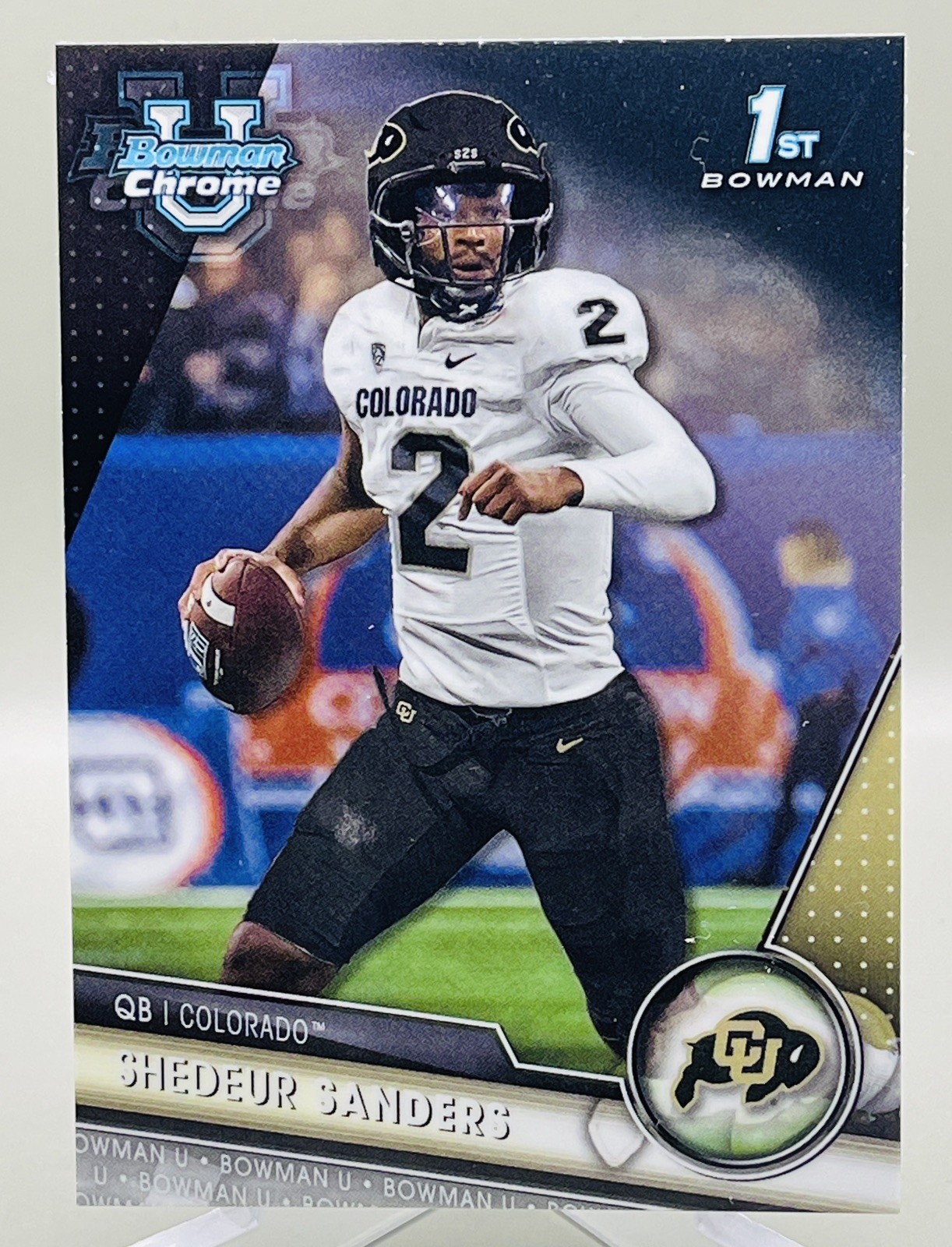 2023 Bowman University Chrome Shedeur Sanders #16 (RC)